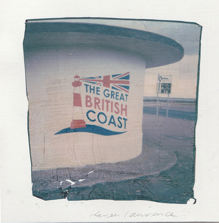 New Brighton Wirral. Polaroid Lift on Water colour Paper
