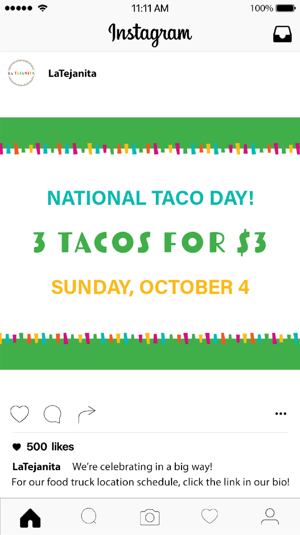 La Tejanita Instagram Post #2