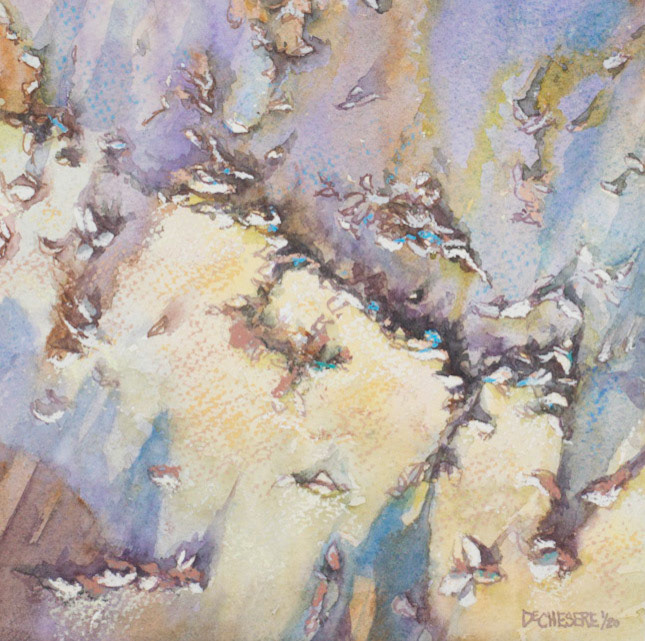 Oyster Bed - Watercolor/Pastek