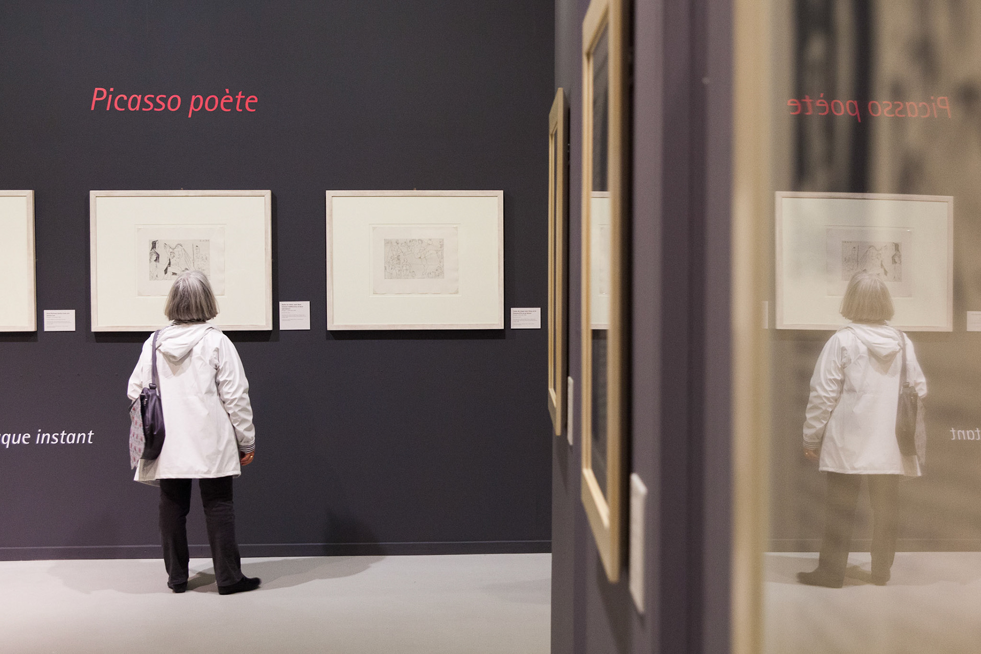 Des visiteurs de l'exposition "Picasso : l'éternel féminin" du musée des Beaux-Arts