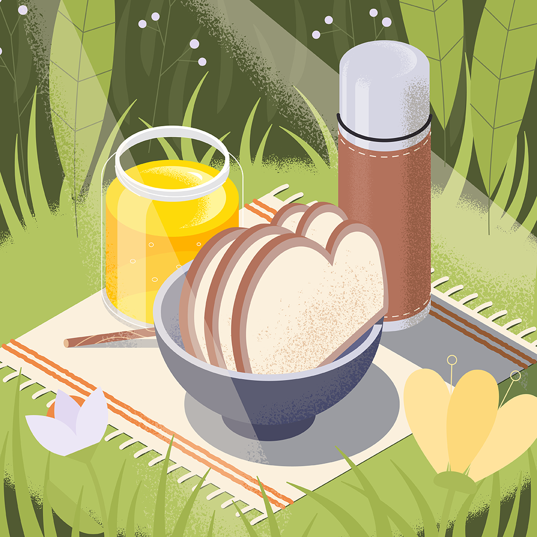 Found a well served BRUNCH in the deep forest.
