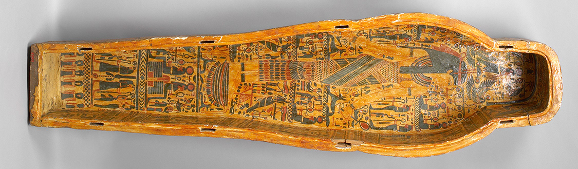 Inside of the coffin of Nes-pauti-taui © KHM Museum Association