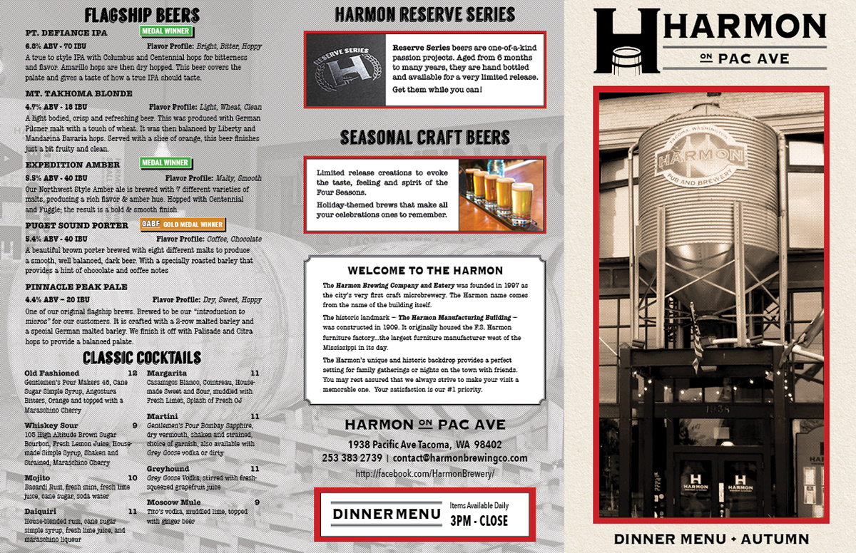 Tri-fold Menu Side One