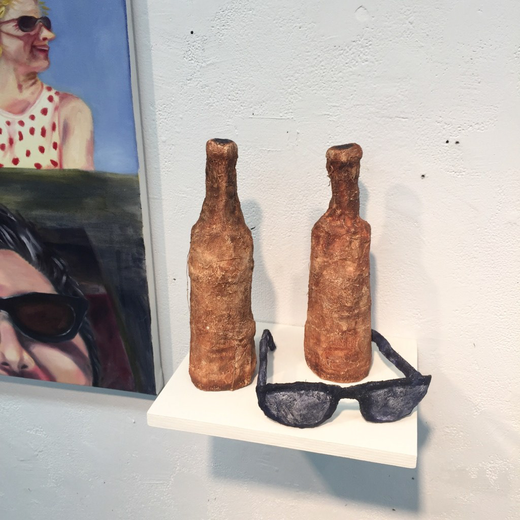 “The Getting Plastered Starter-pack” 10″x8″x14″, Oil on Plaster Band, 2018