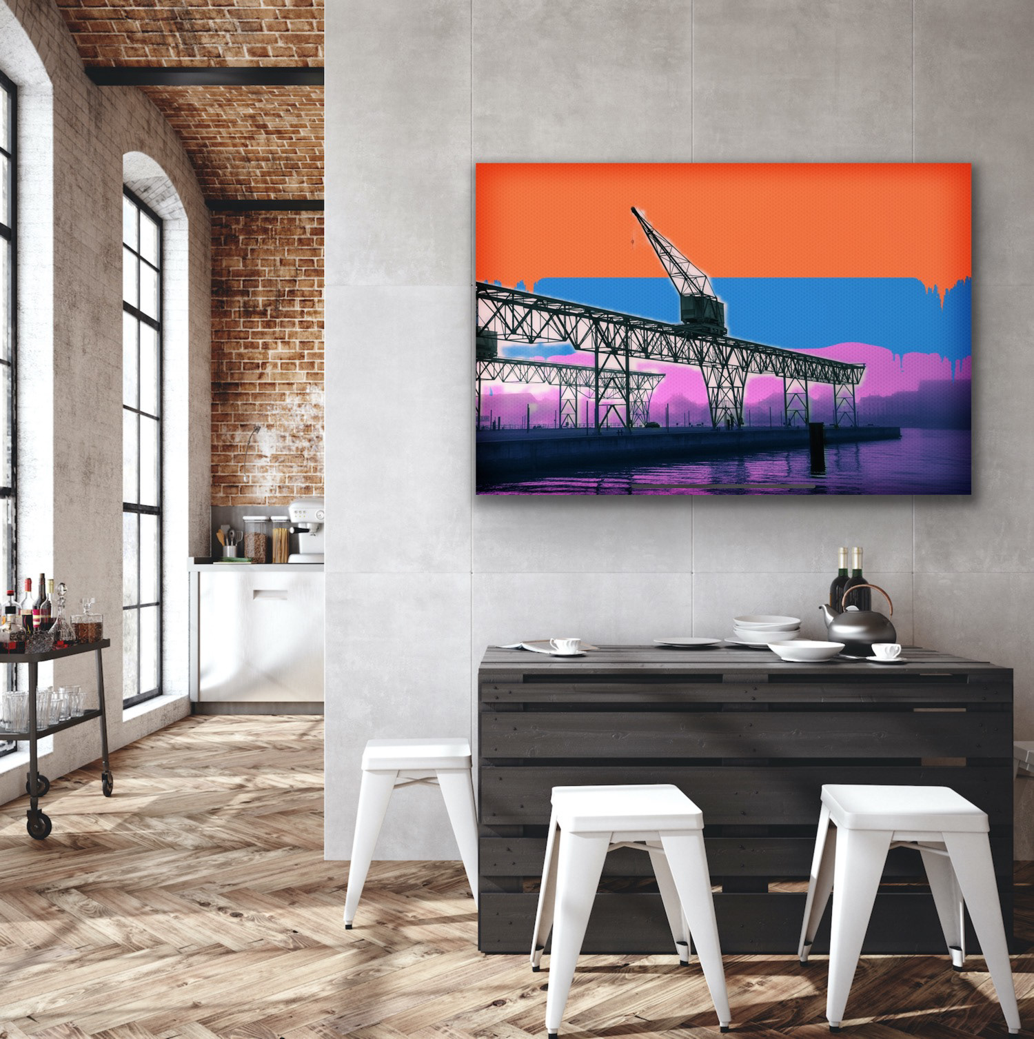 Harbour crane colors