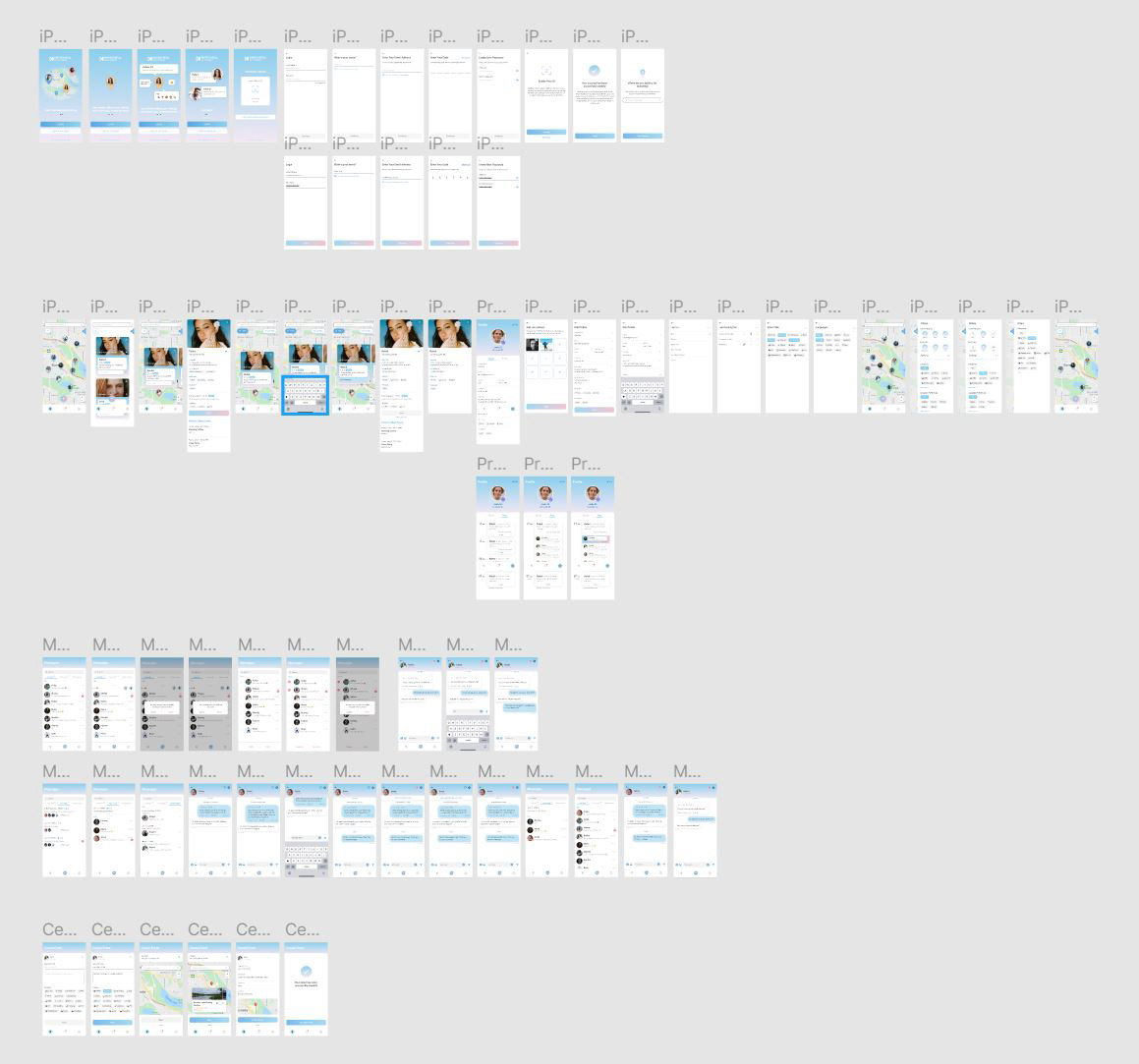 High-fidelity mockups