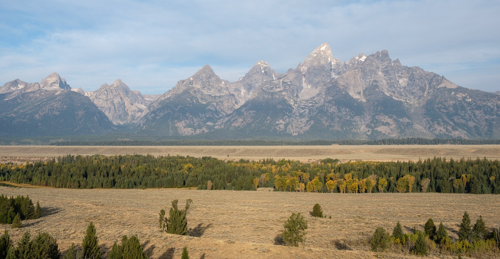Tetons, as seen from Highway 191