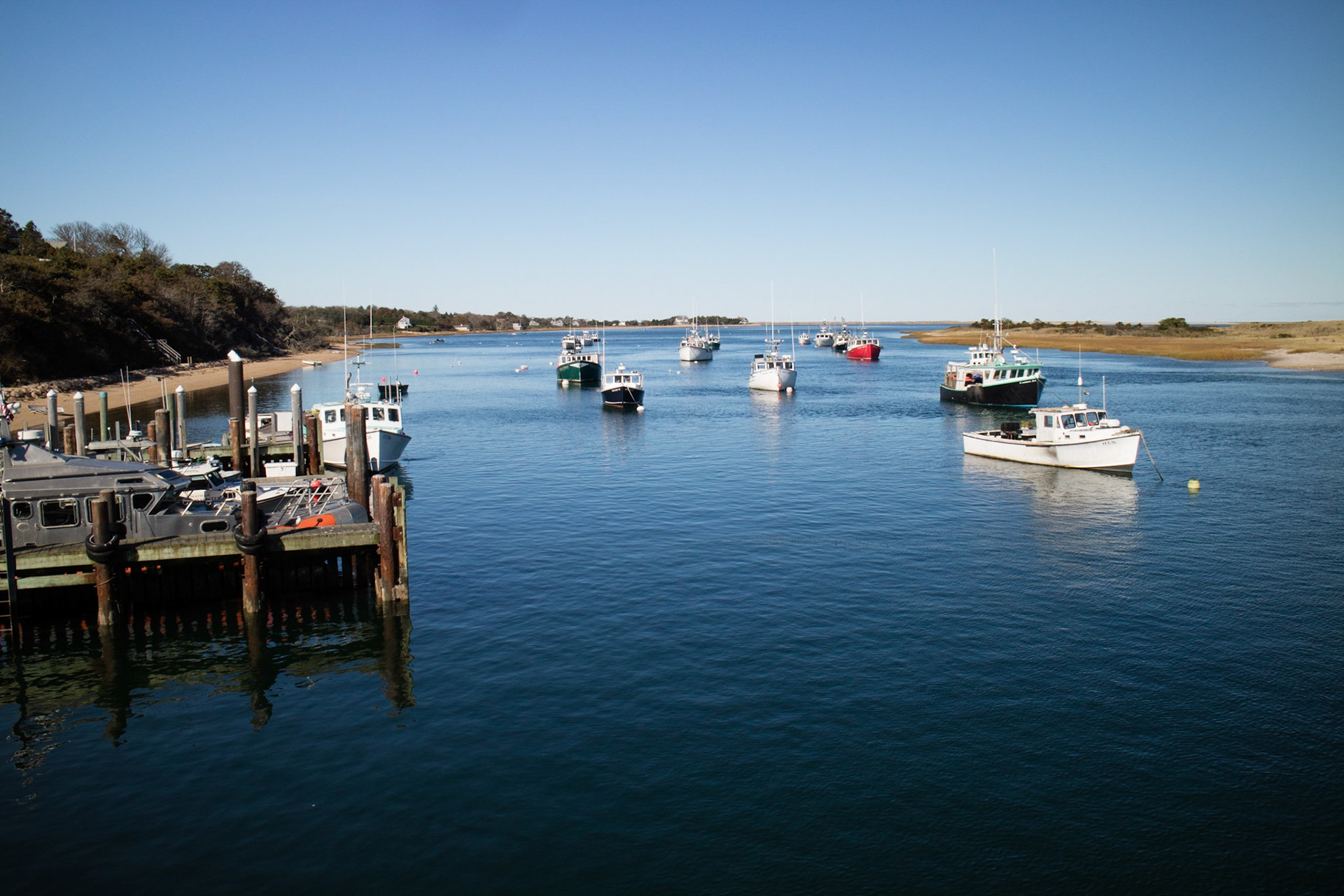 At Chatham fish pier