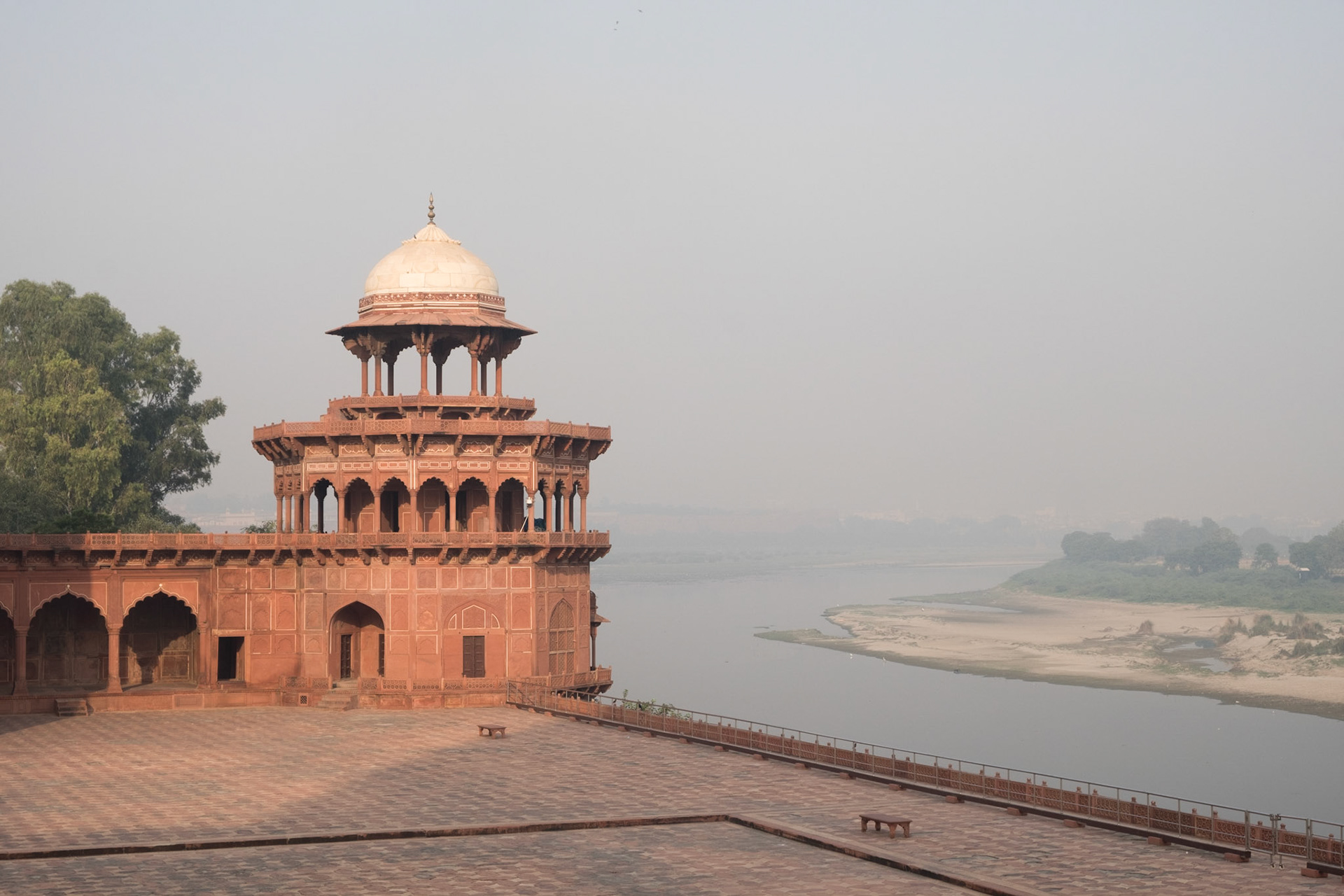 View from the Taj Mahal