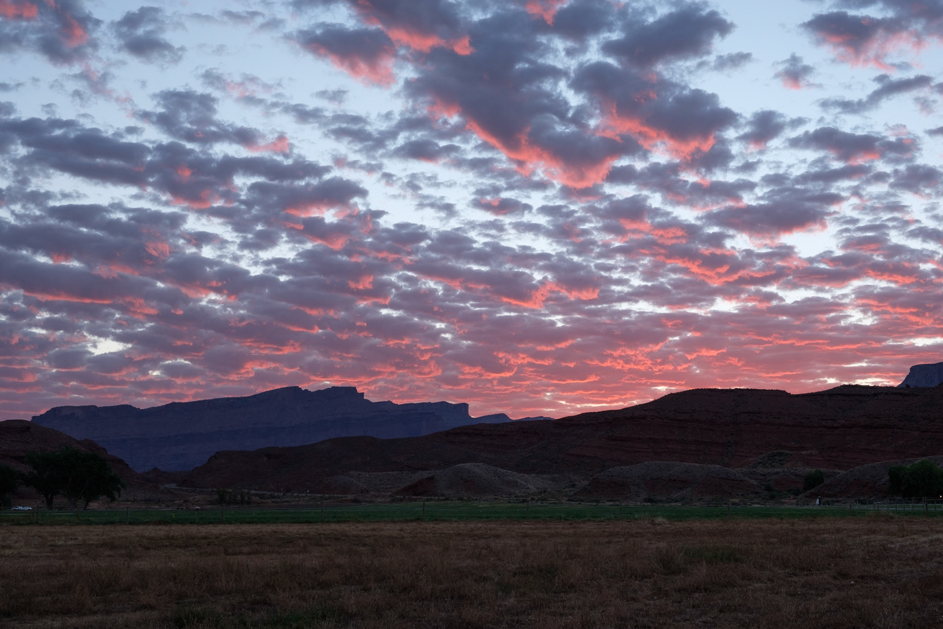 Sunrise from Sorrel River Ranch