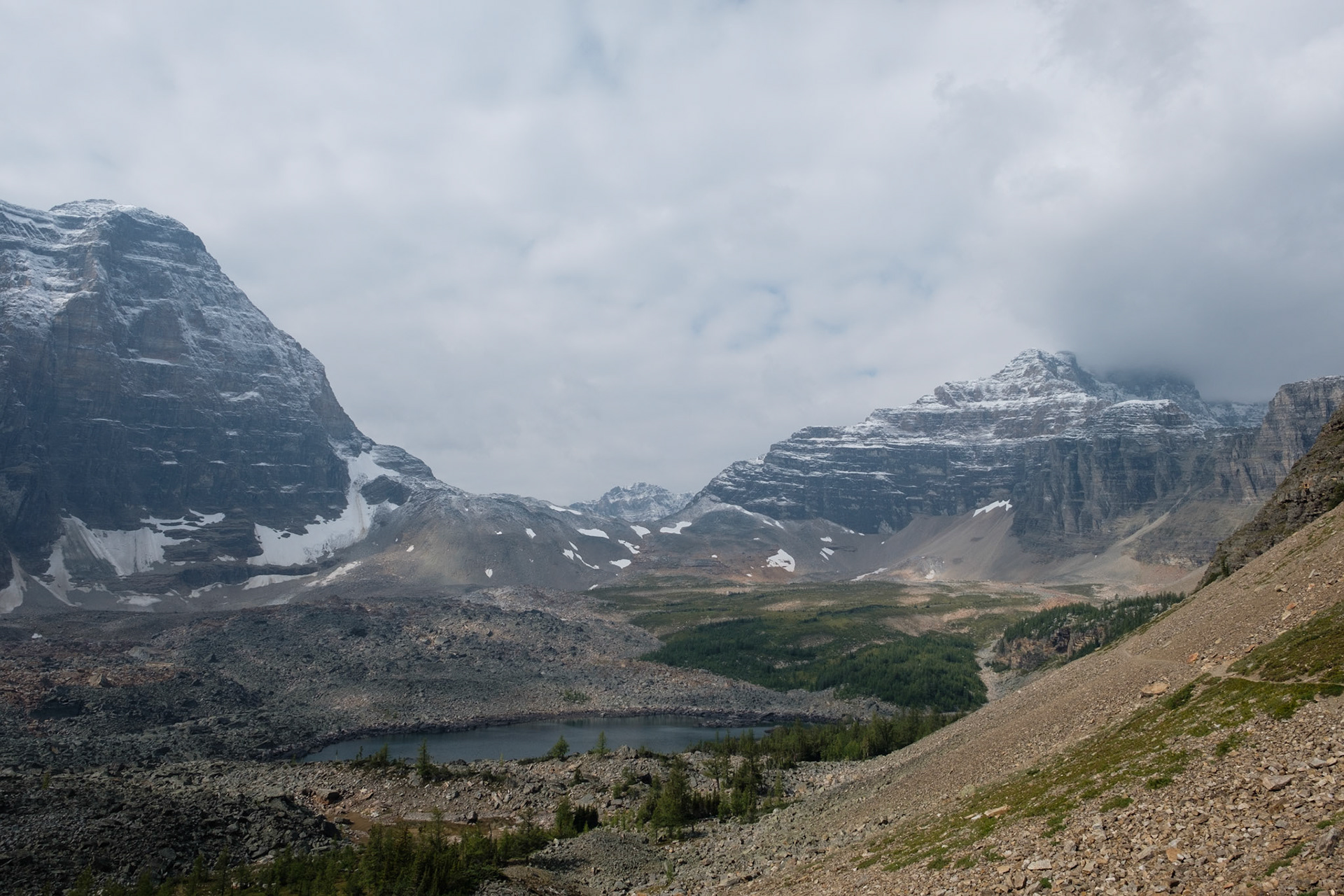 Eiffel Lake and Eiffel Tower