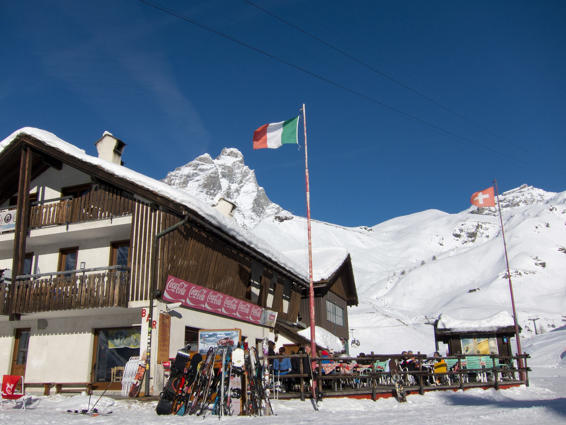 Cervinia (and their Matterhorn view)