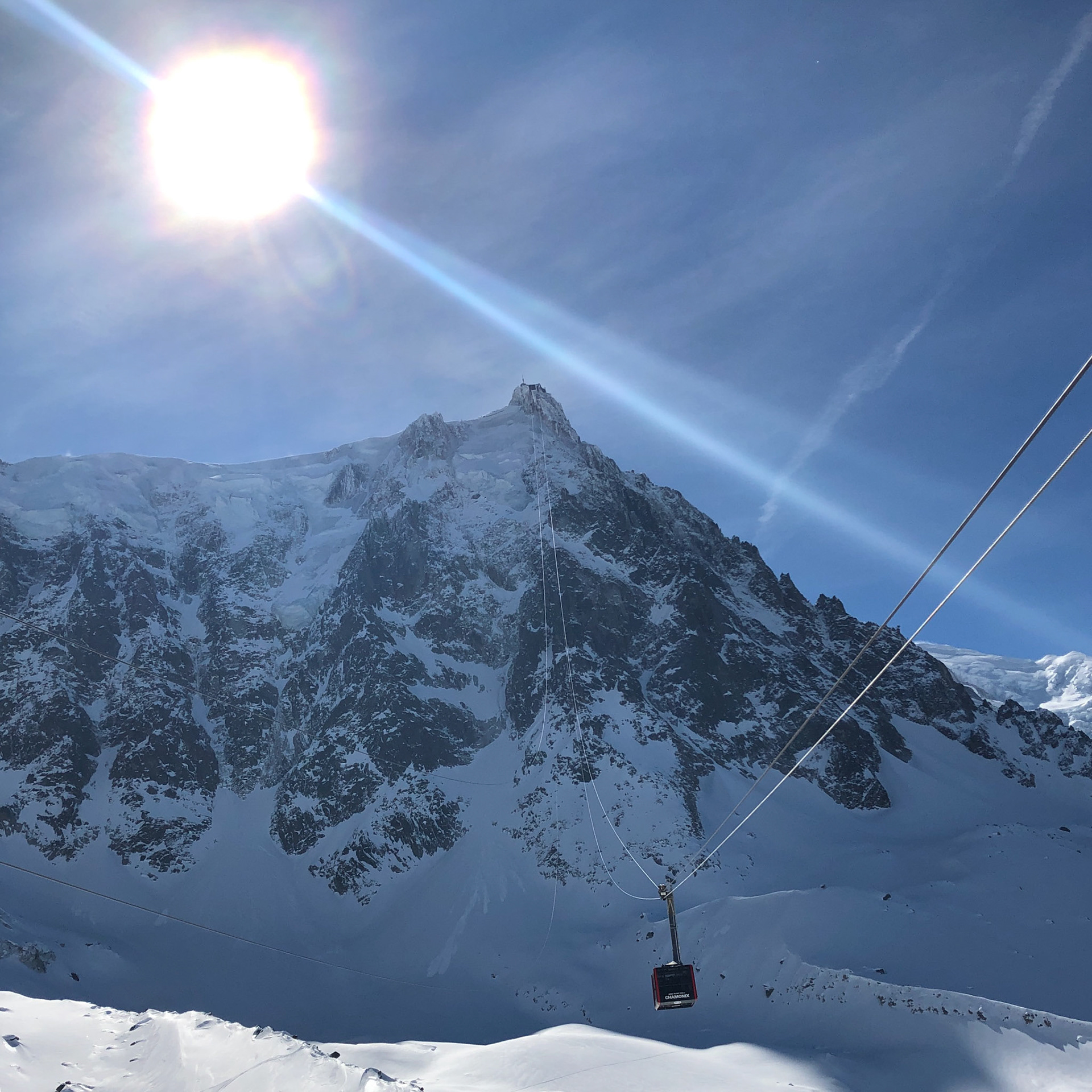 Aiguille du Midi cable car