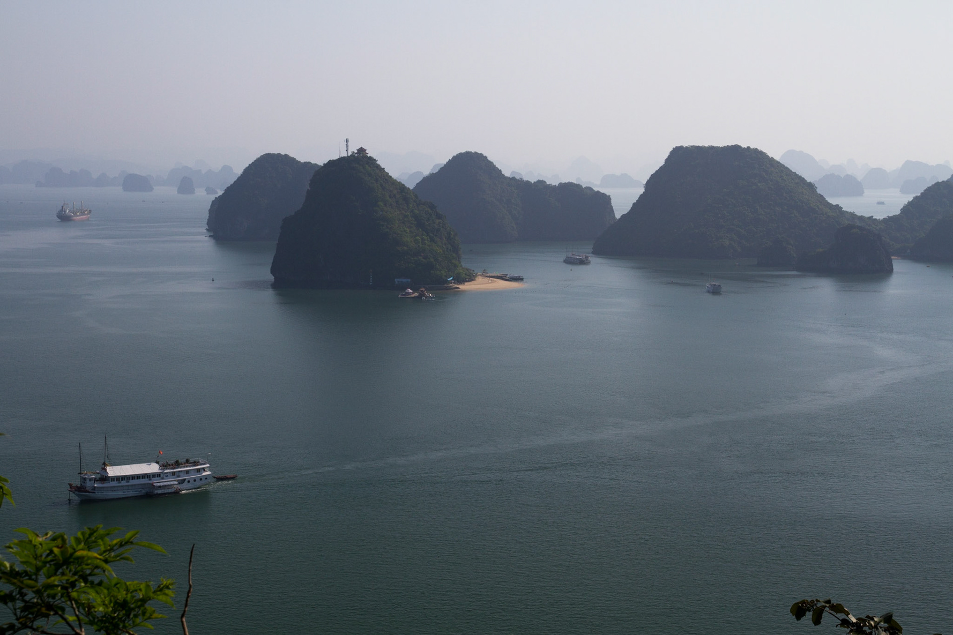 View from top of one of the islands