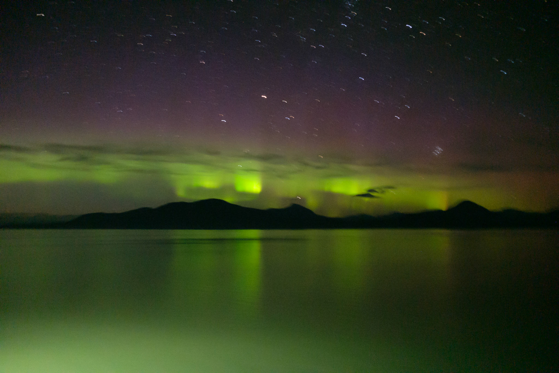 Northern lights, Stephen’s Passage