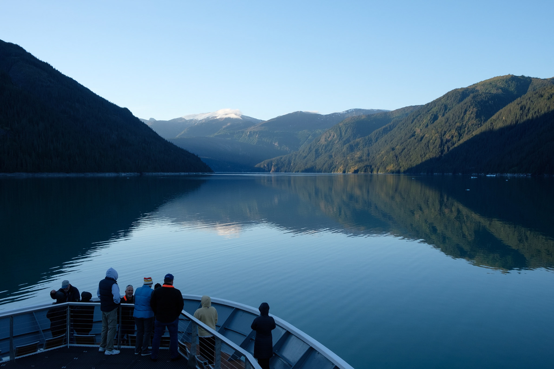 Endicott Arm early in the morning