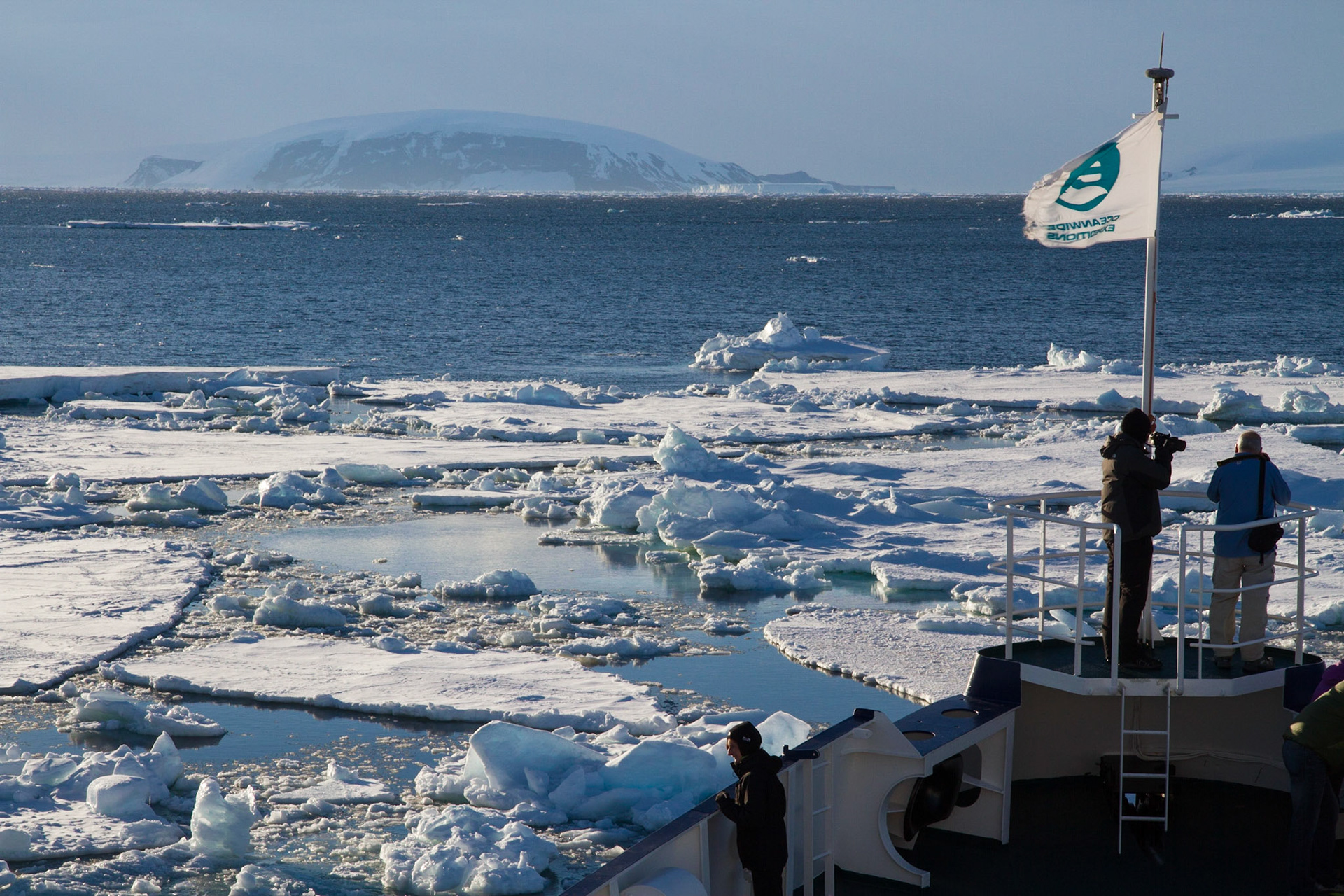 Cruising through sea ice