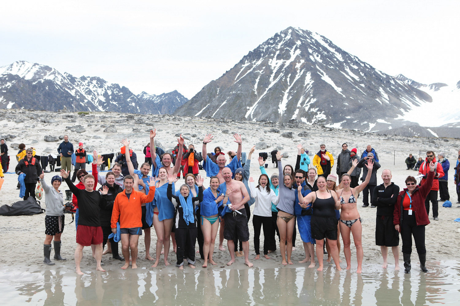 Polar plunge participants