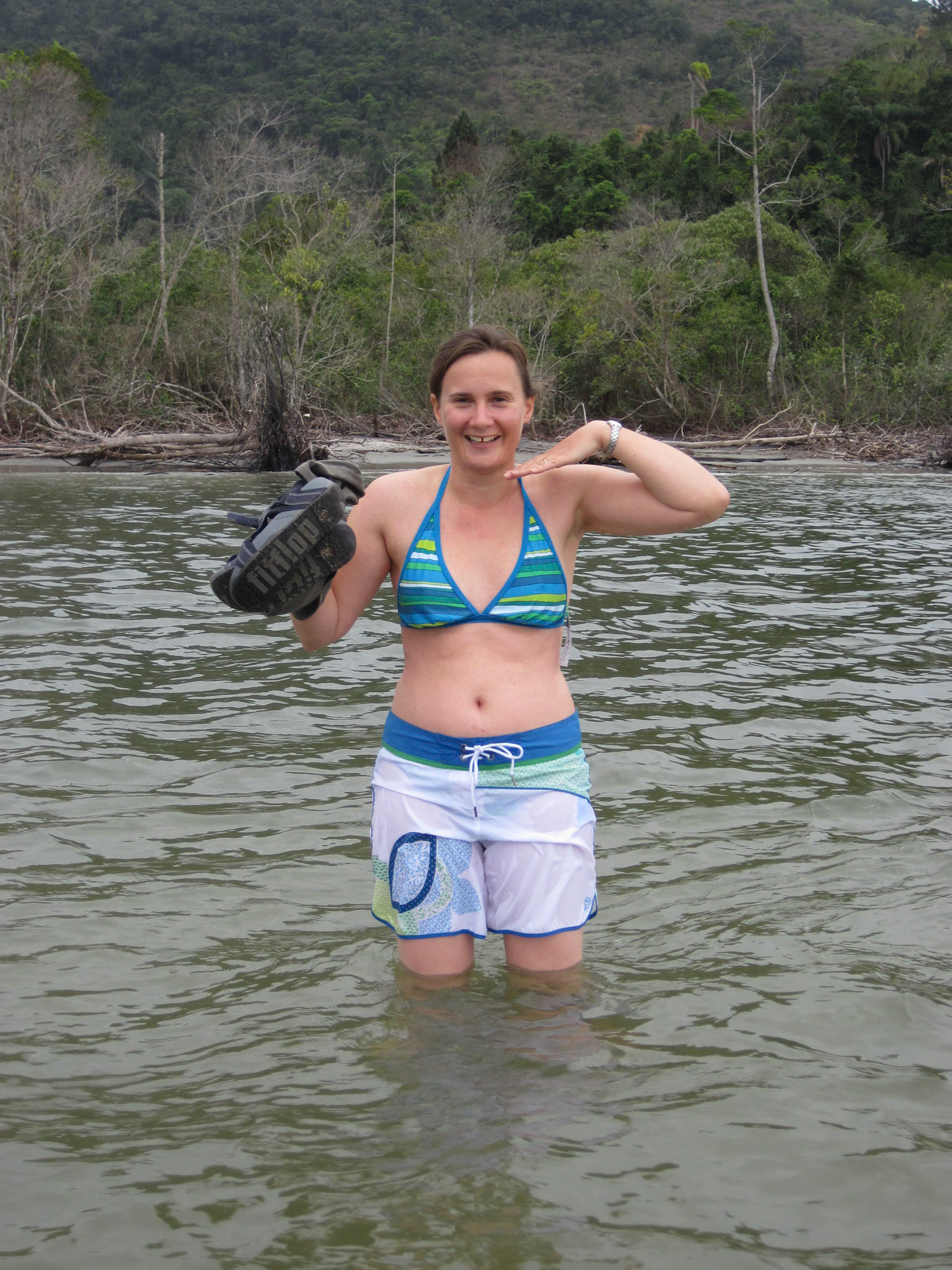 Water was up to my neck!