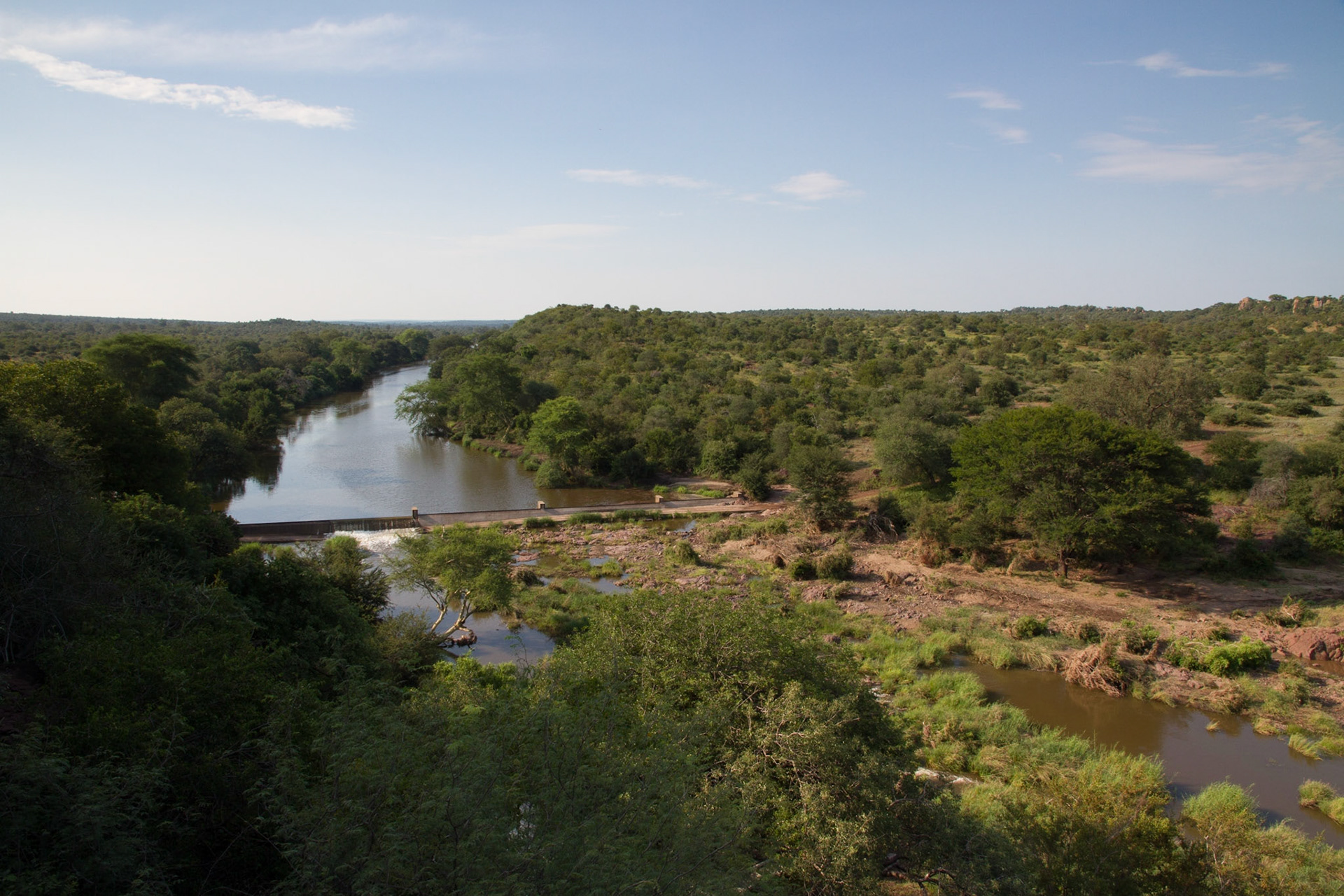 View from top rooms at Lebombo