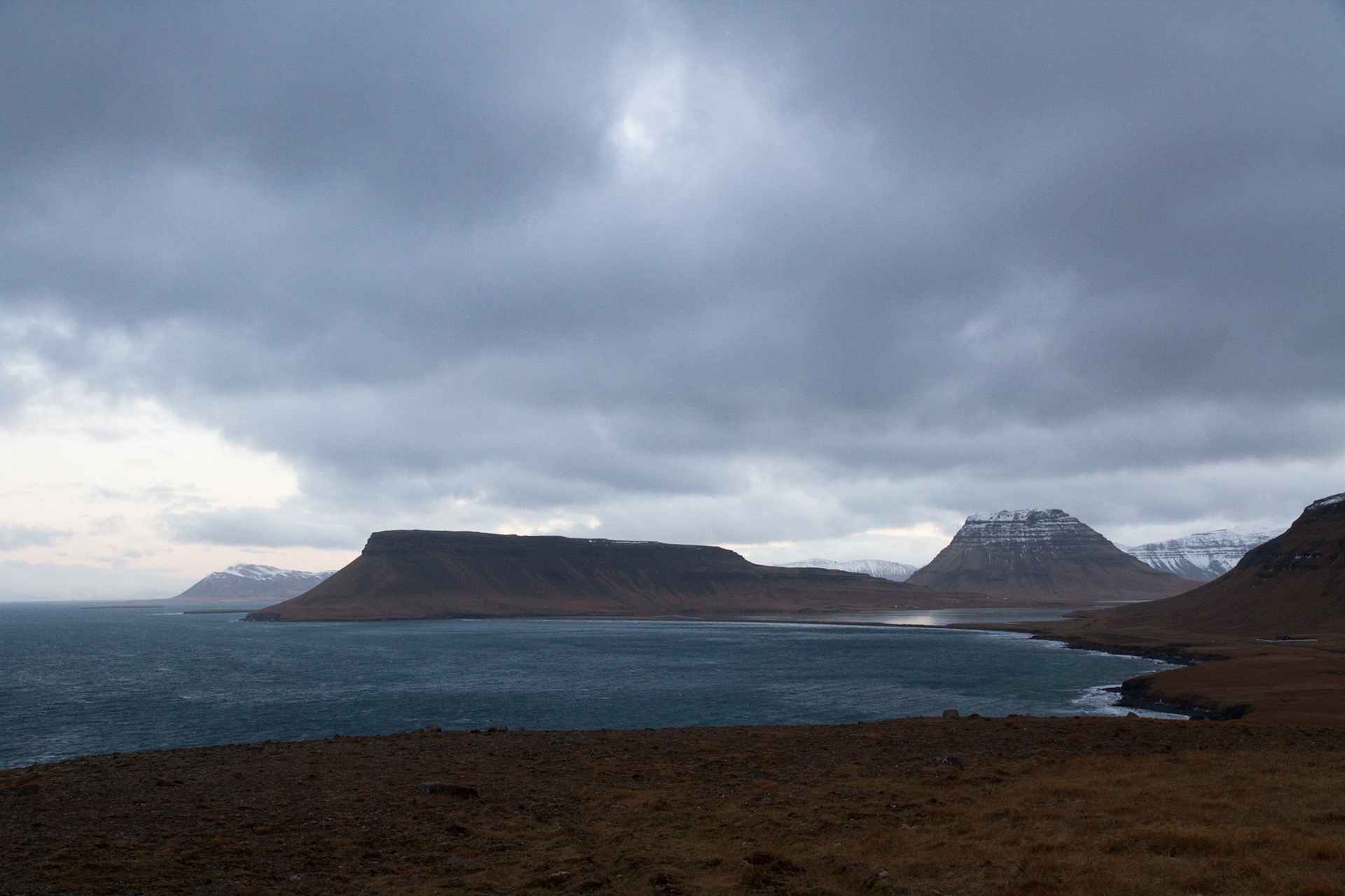 Kikjufell (right) and Iceland's "table" mtn
