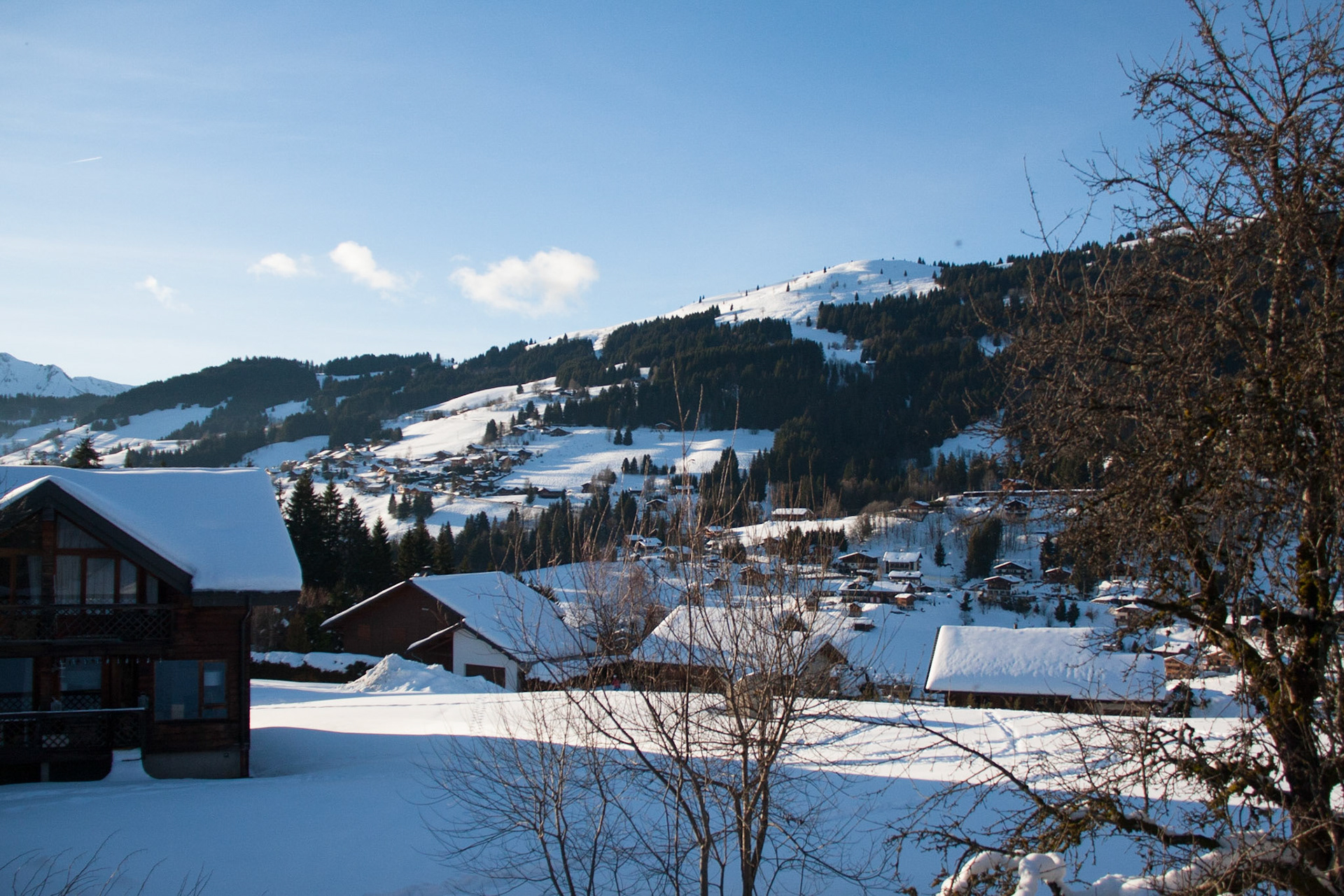 View from our room at Ferme de Montagne (5)