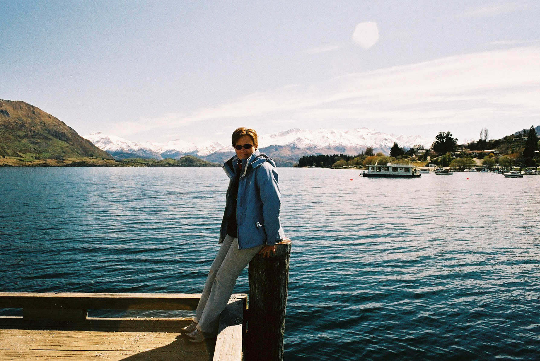 Sue at Lake Wanaka