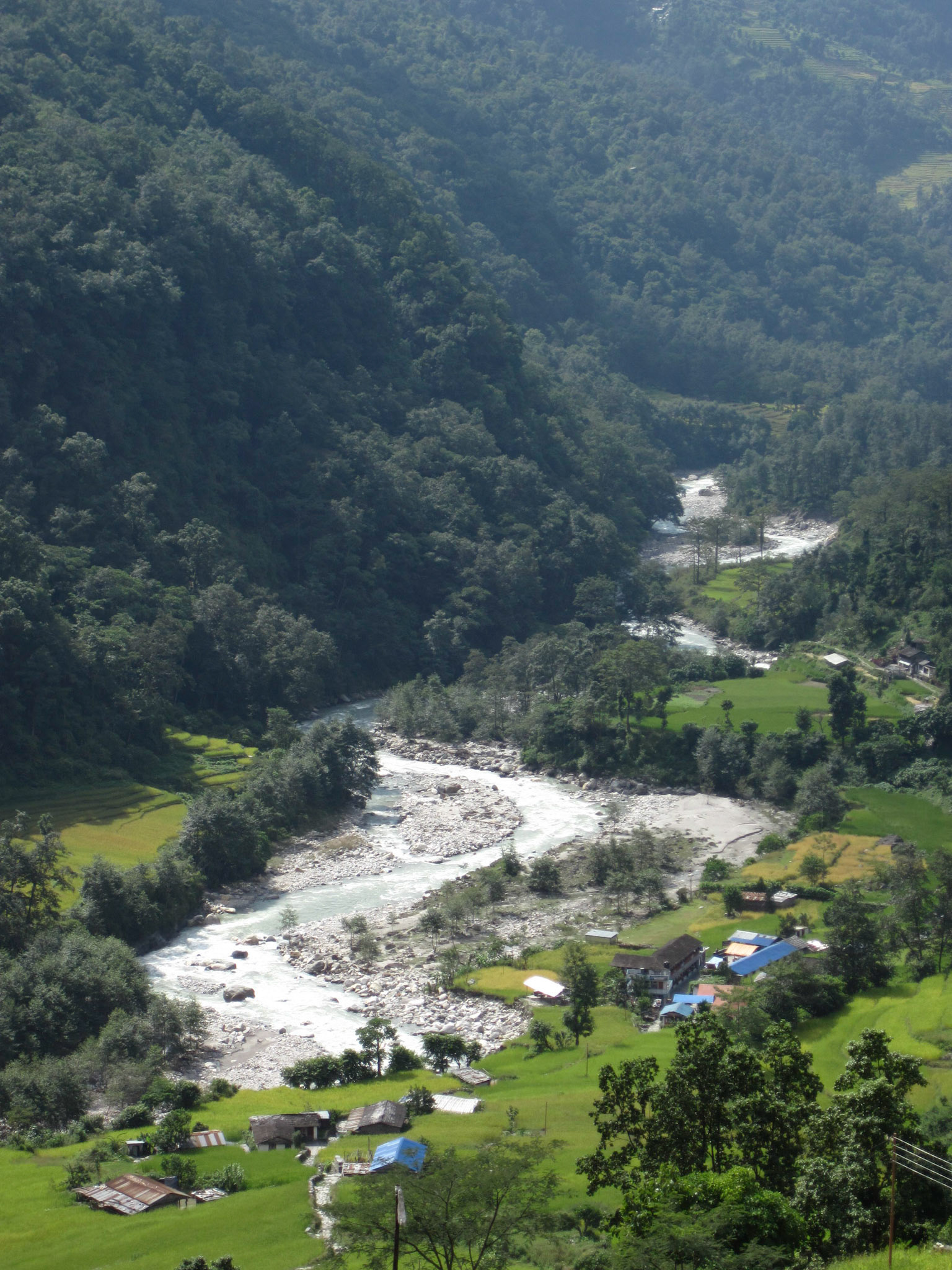 Almost back to the river