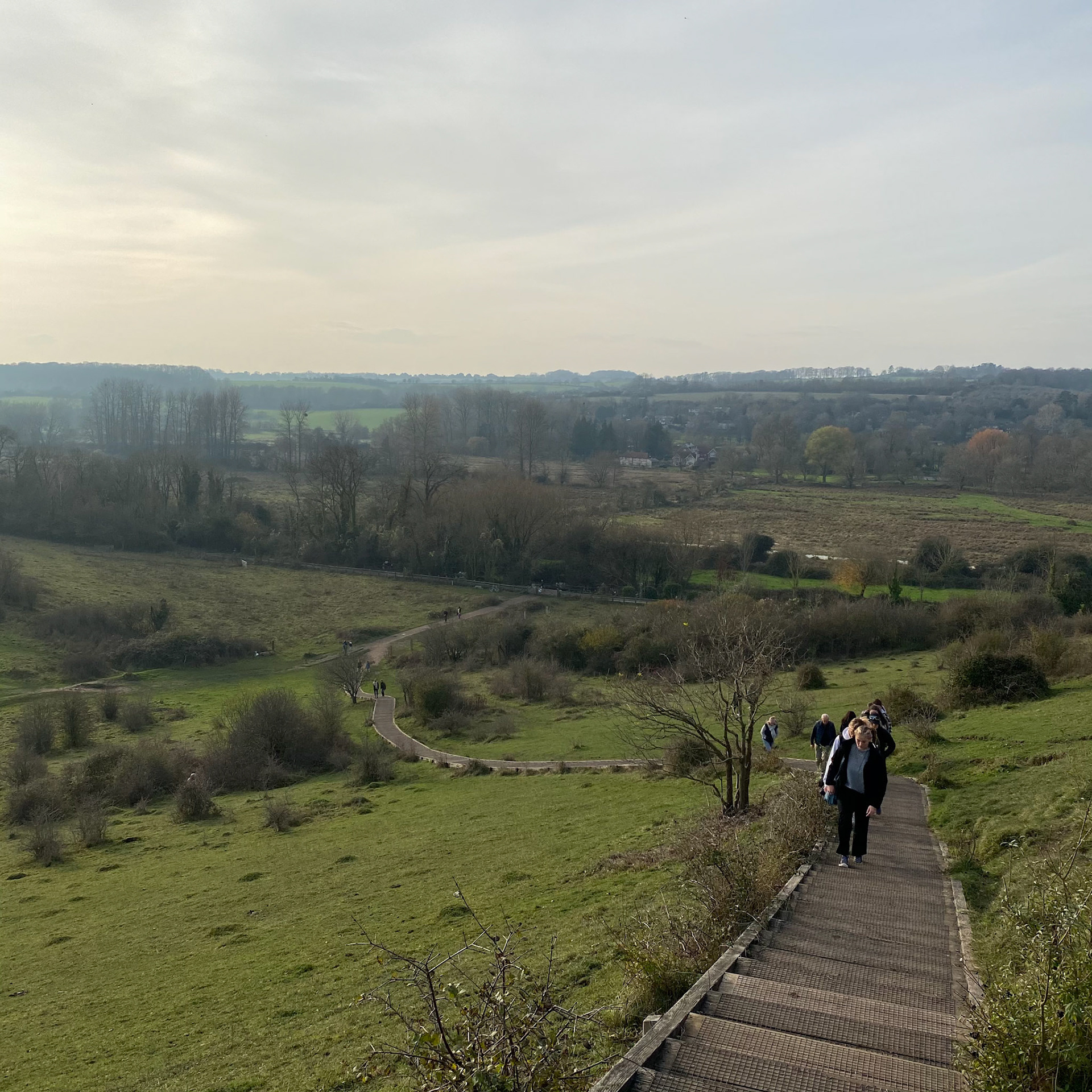 Steps down St Catherine’s Hill