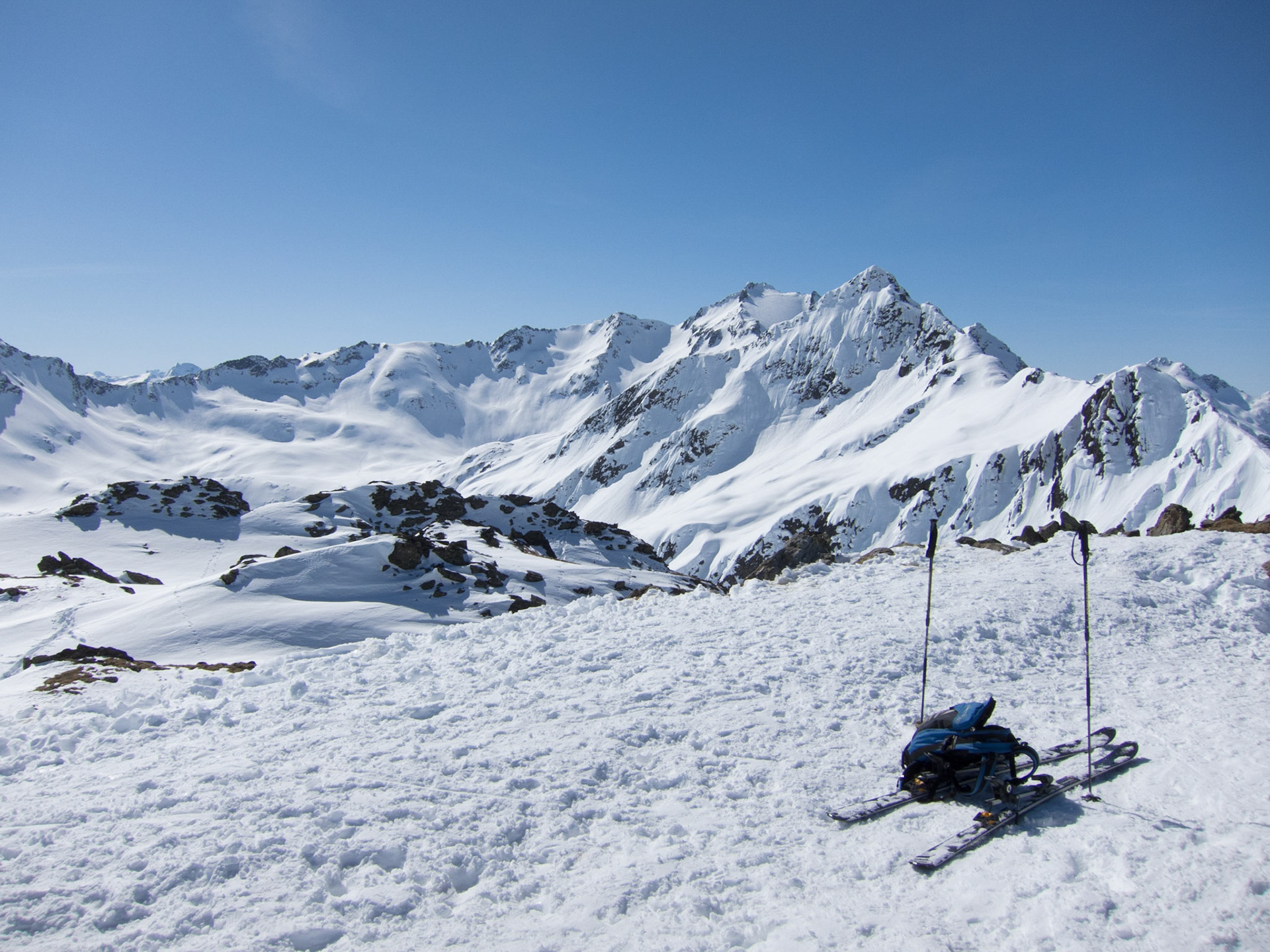 View from top after climb