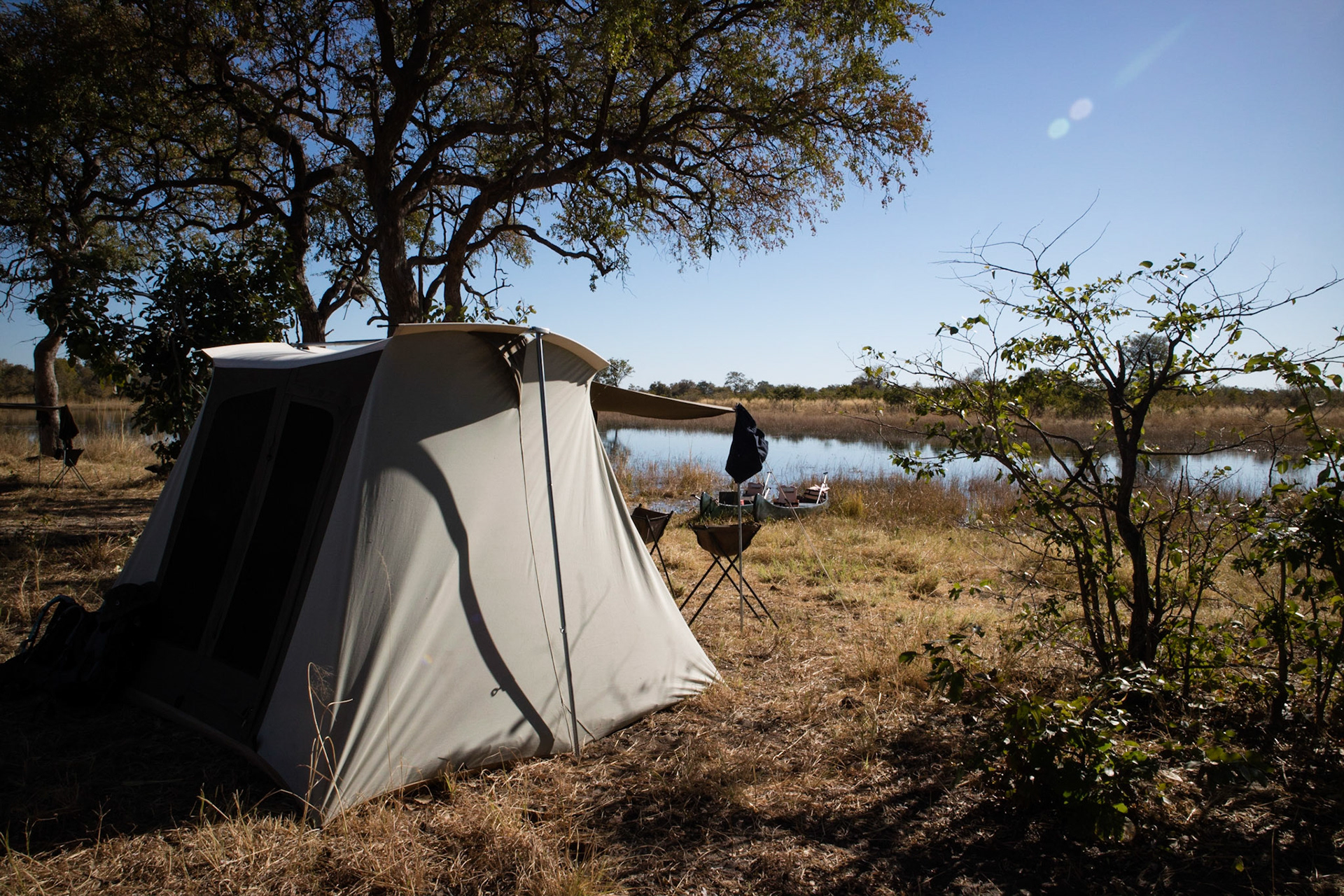 Second camp, Selinda Adventure Trail