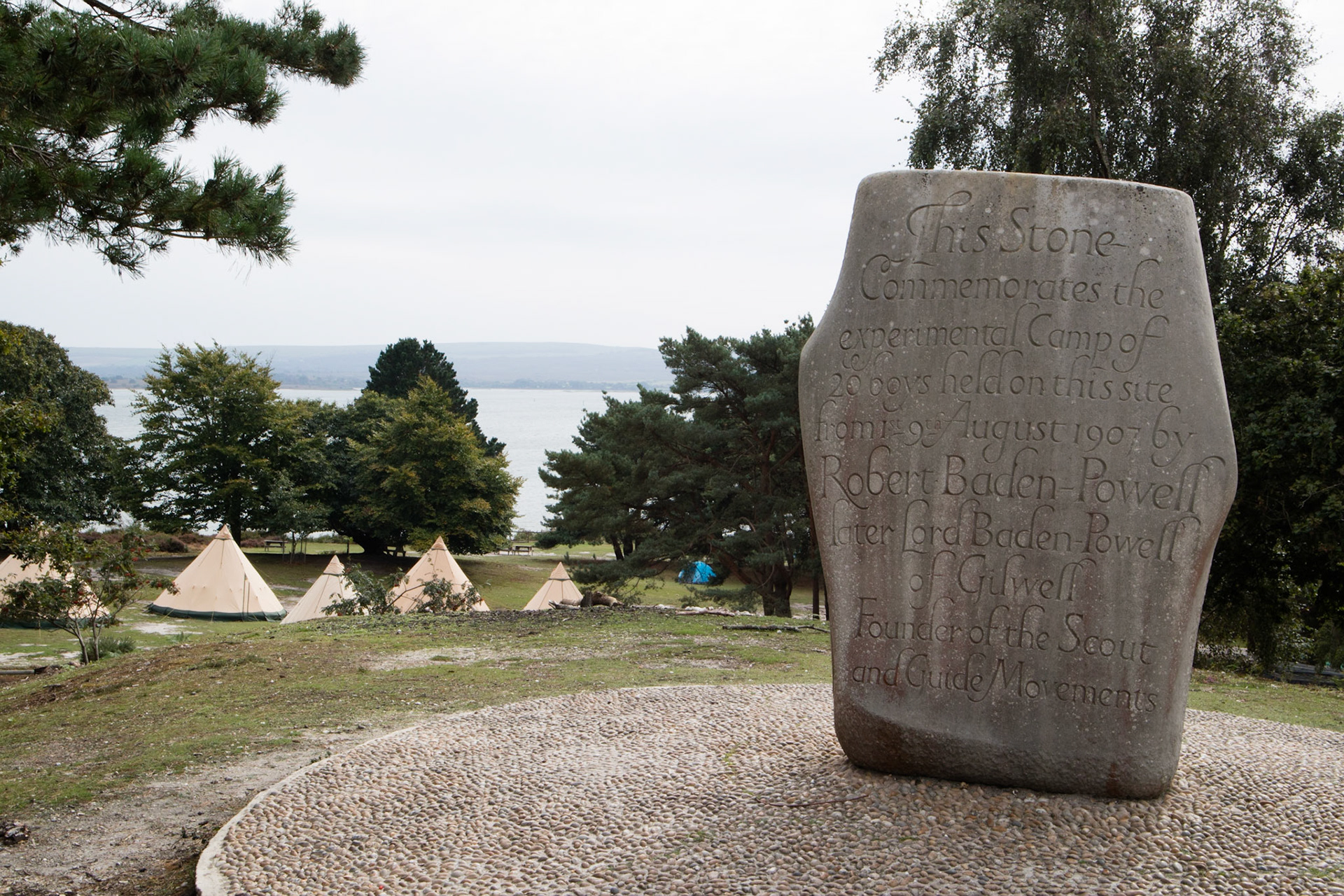 Site of the first Scout camp