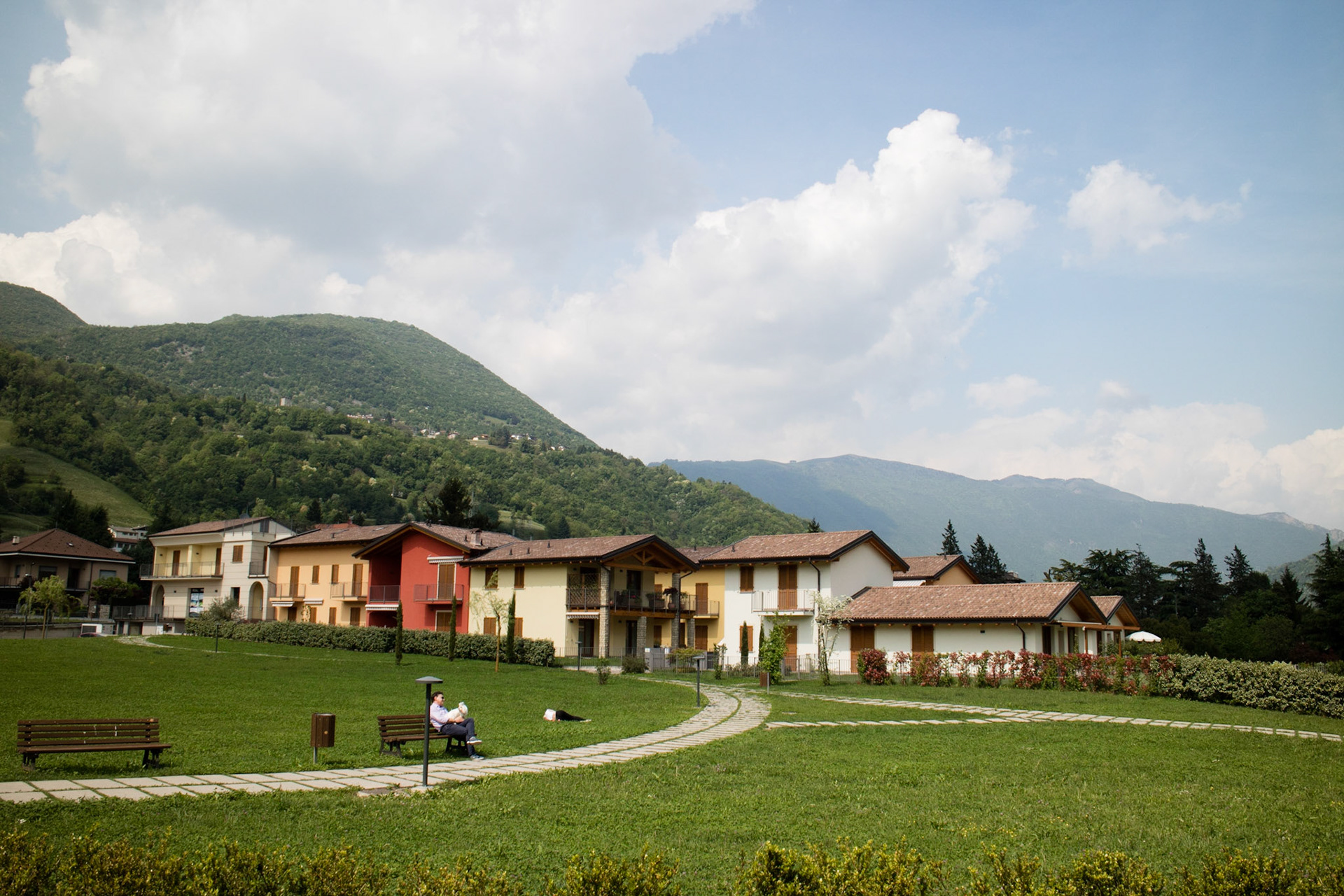 View from cafe near Lake Endine