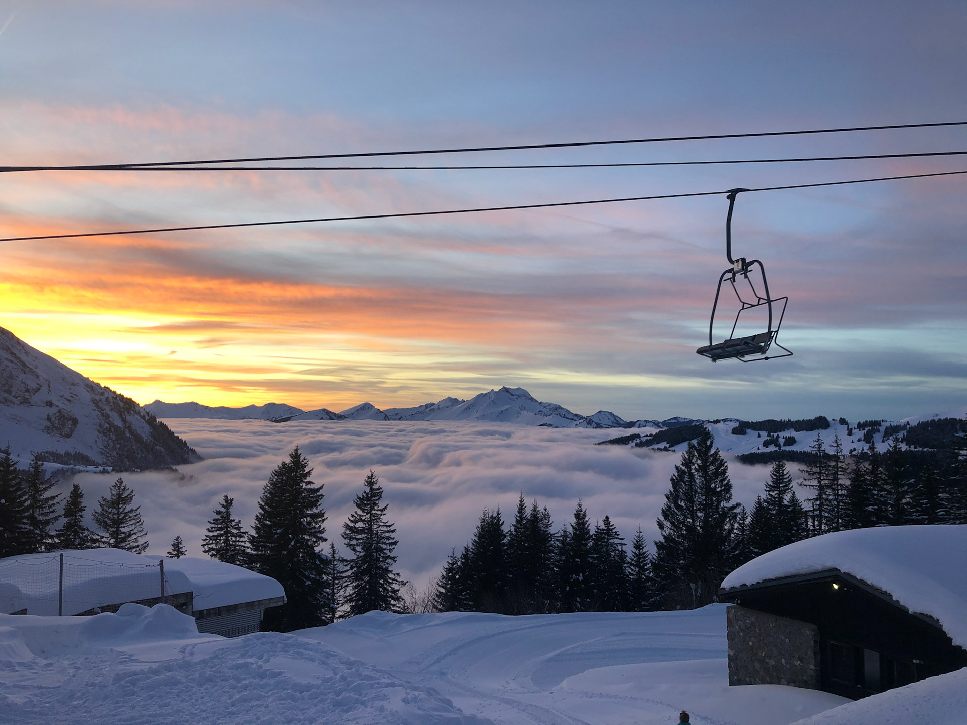 Sunset from Avoriaz