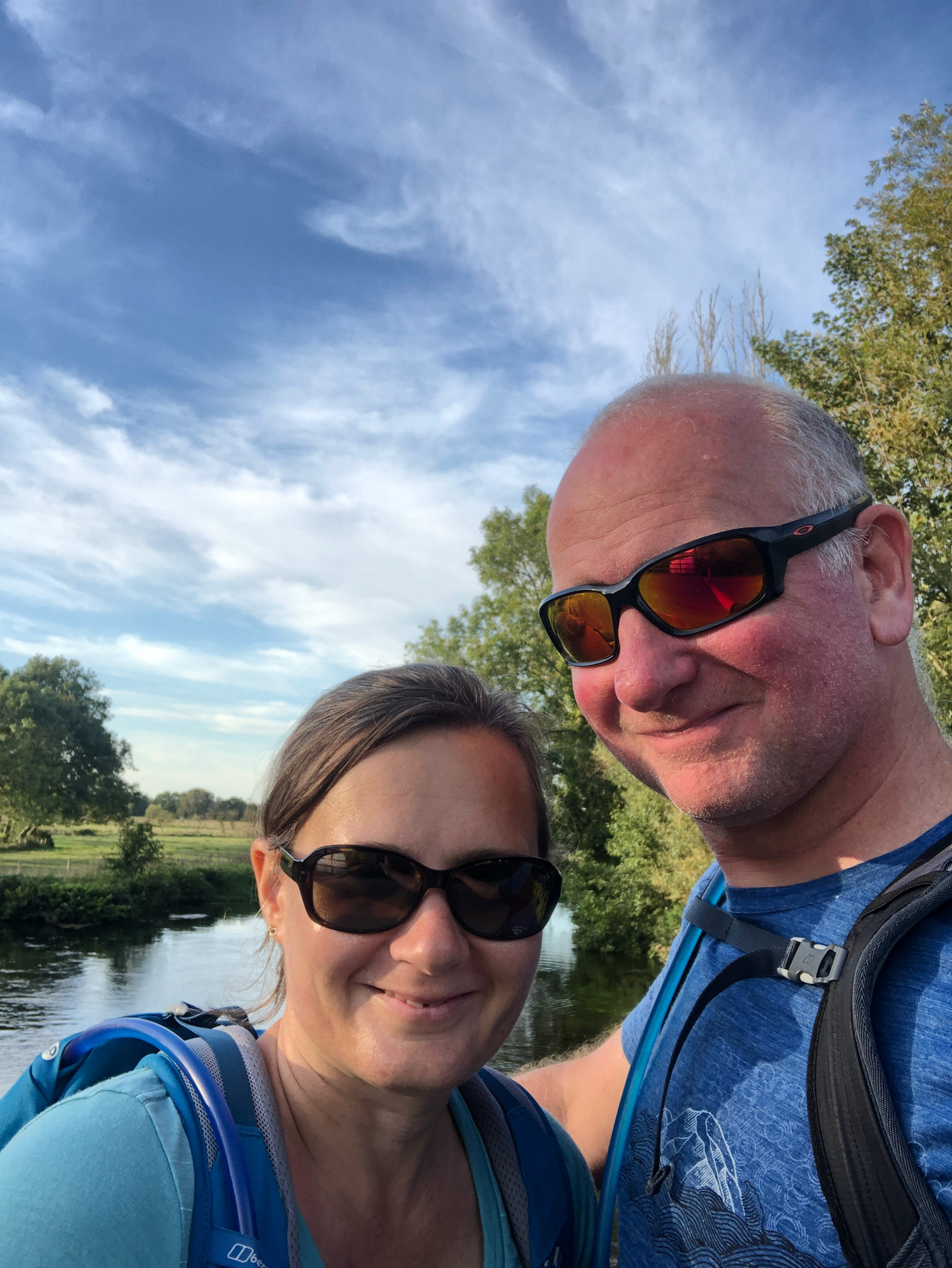 Looking slightly less cheerful after 11.5 hours!