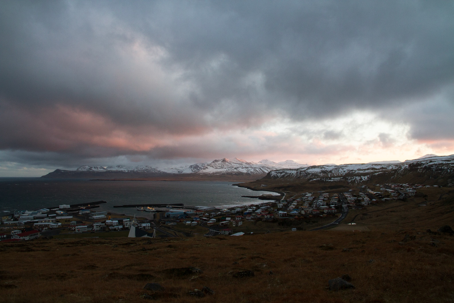 Sunrise near Olafsvik