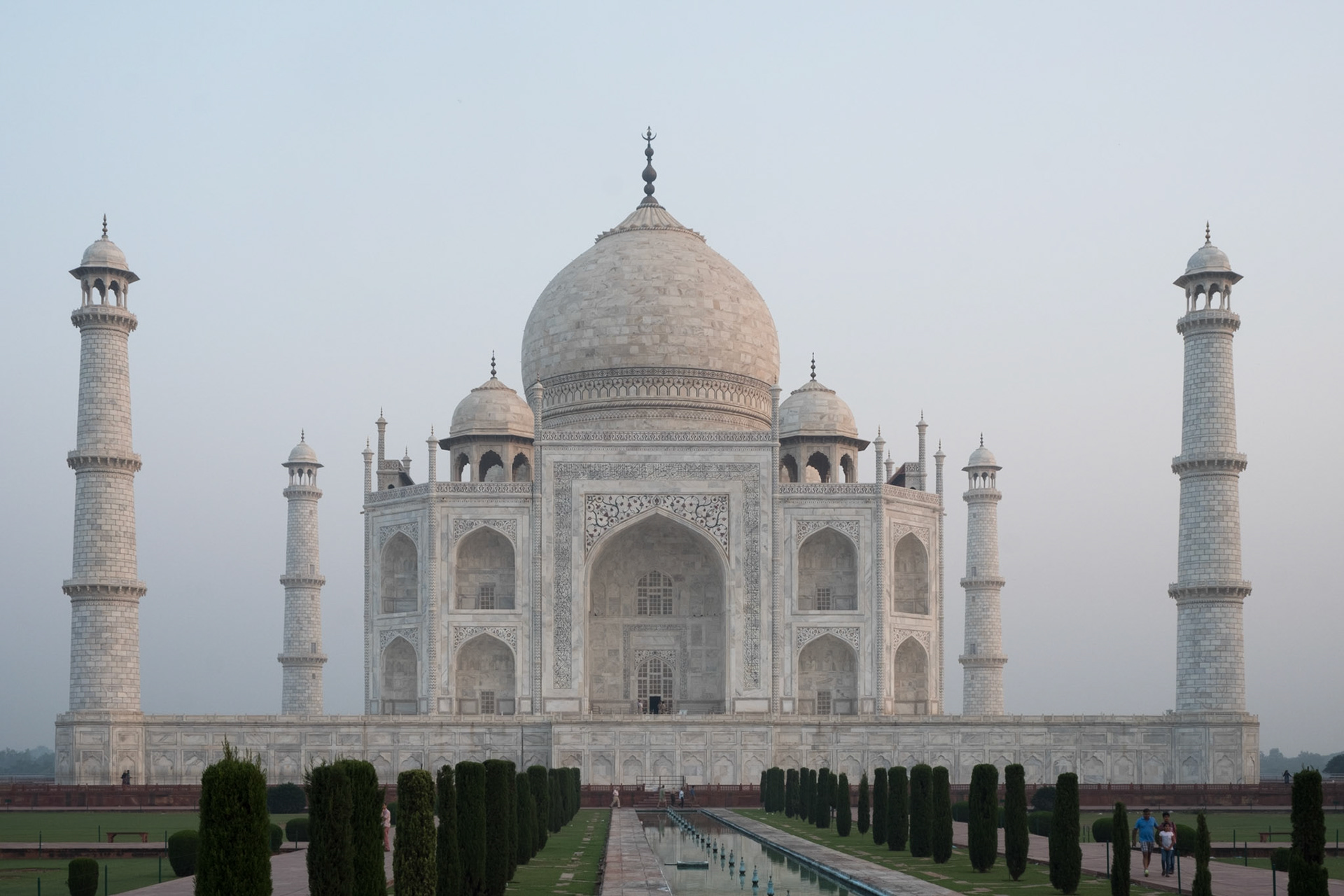 Taj Mahal at sunrise