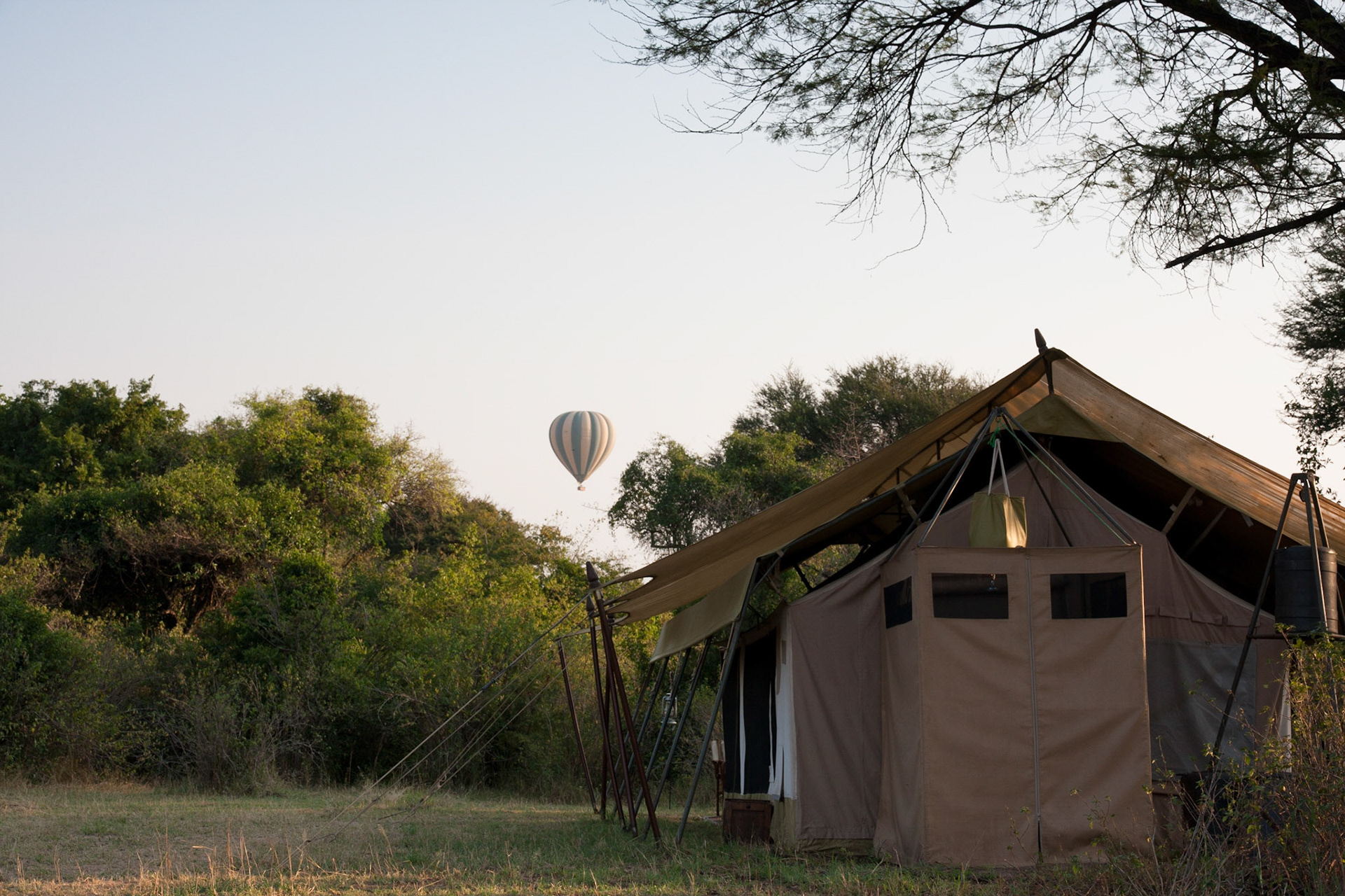Our balloon, the following morning