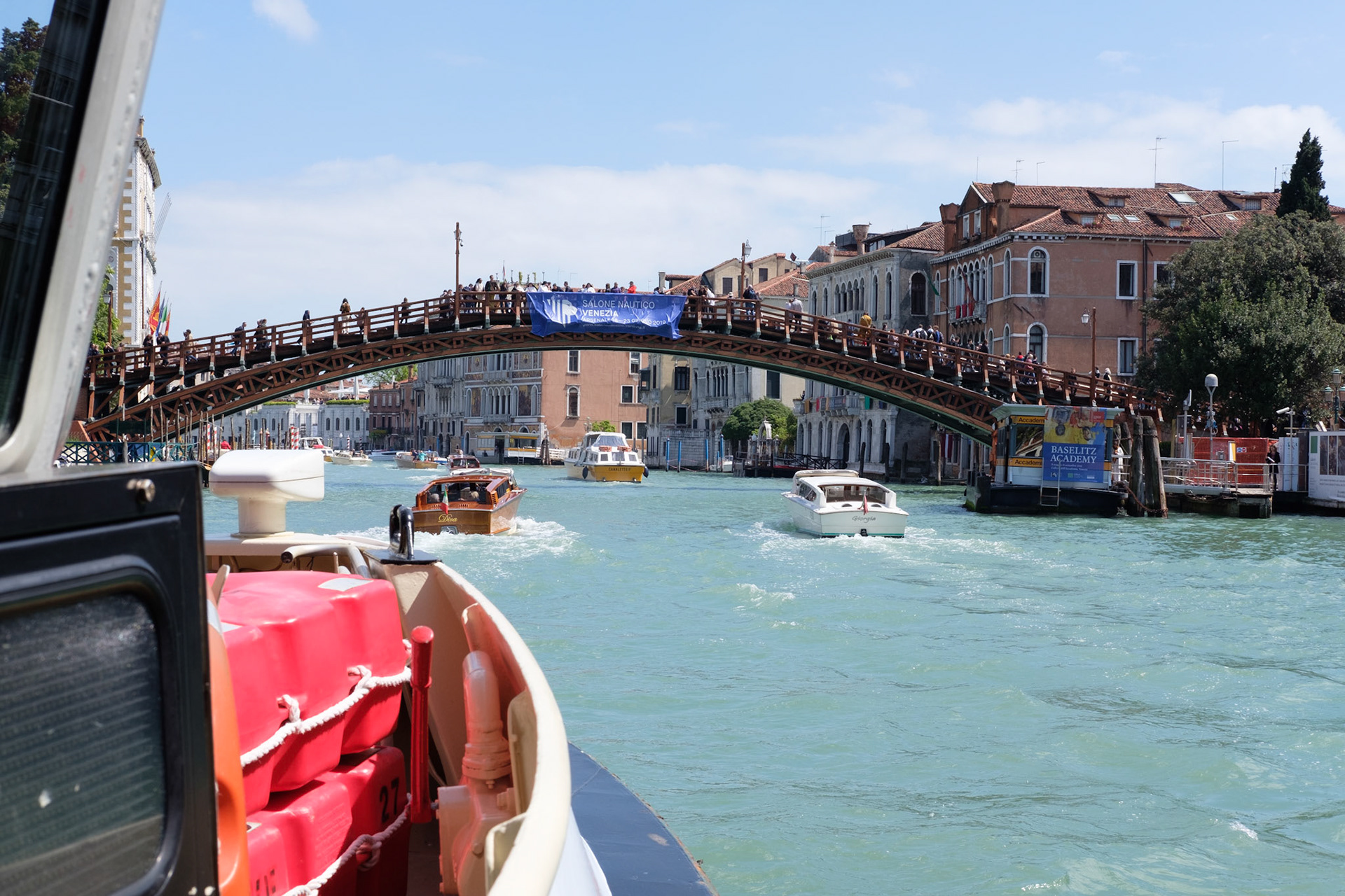 Ponte dell’Accademia from a water bus