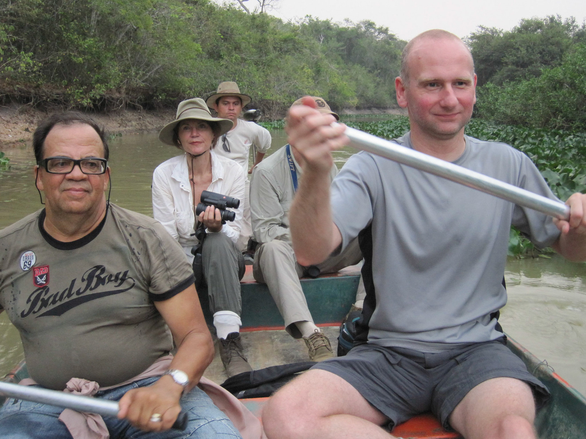 Adventure on the river (the boat was electric)