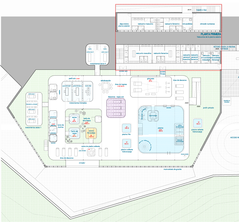 spa main floor