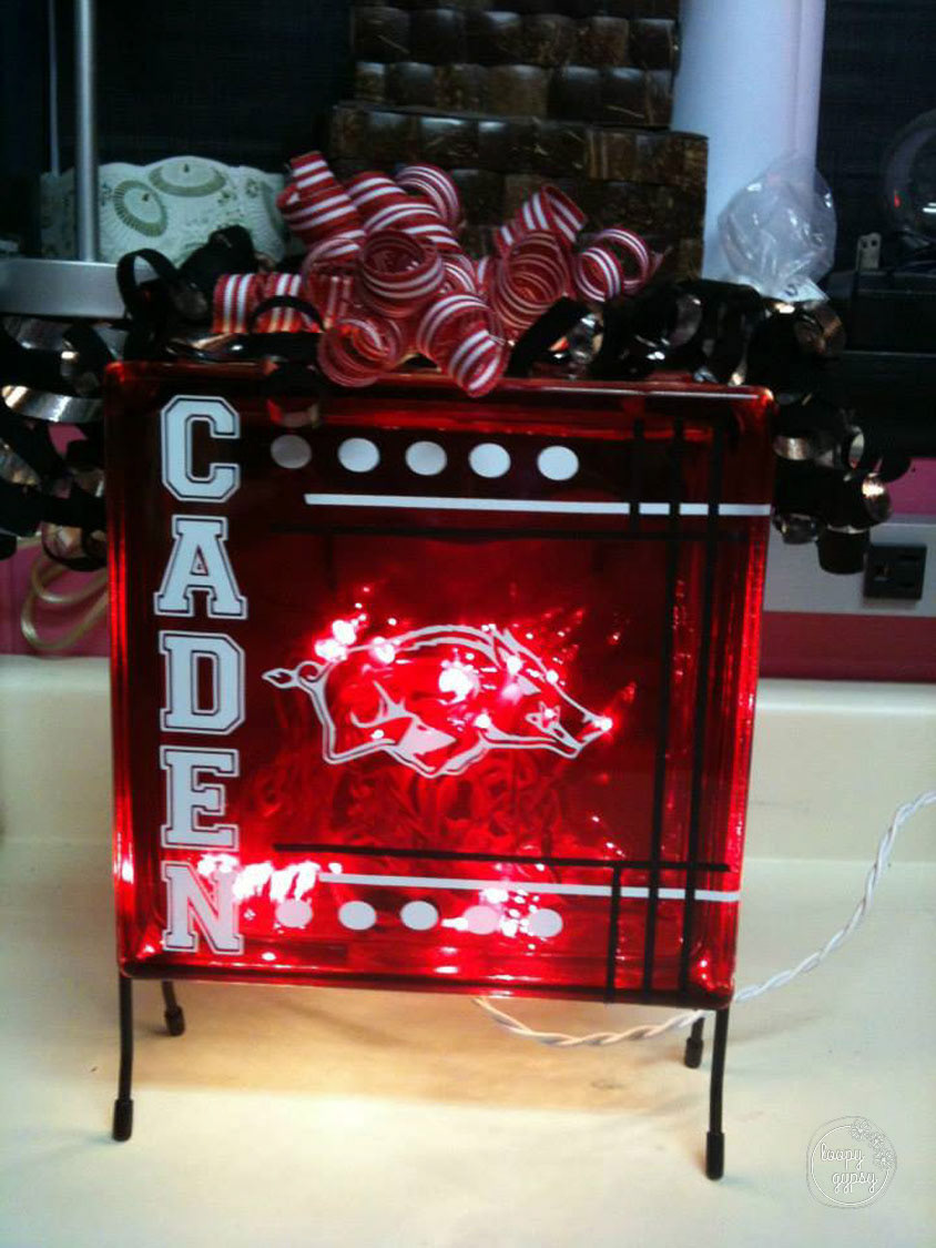 Glass Block personalized