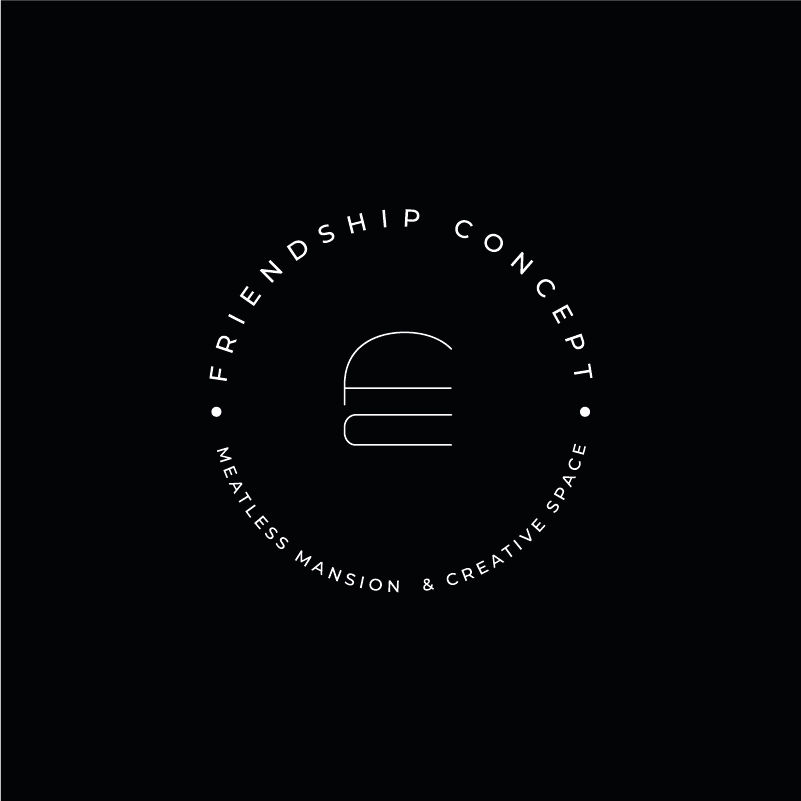 Friendship Concept Minimal F + C Burger Design
