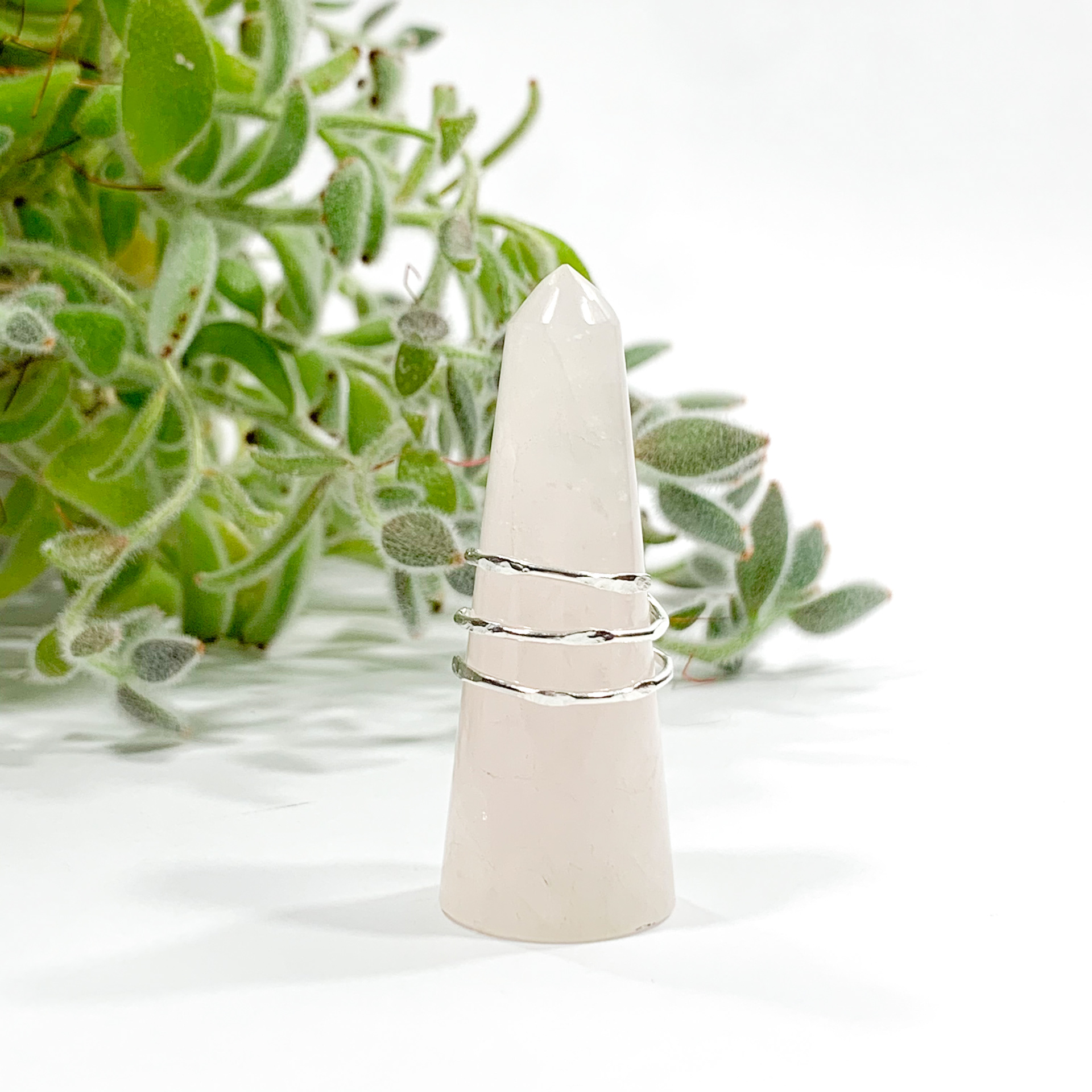 Textured Silver Wrap Ring