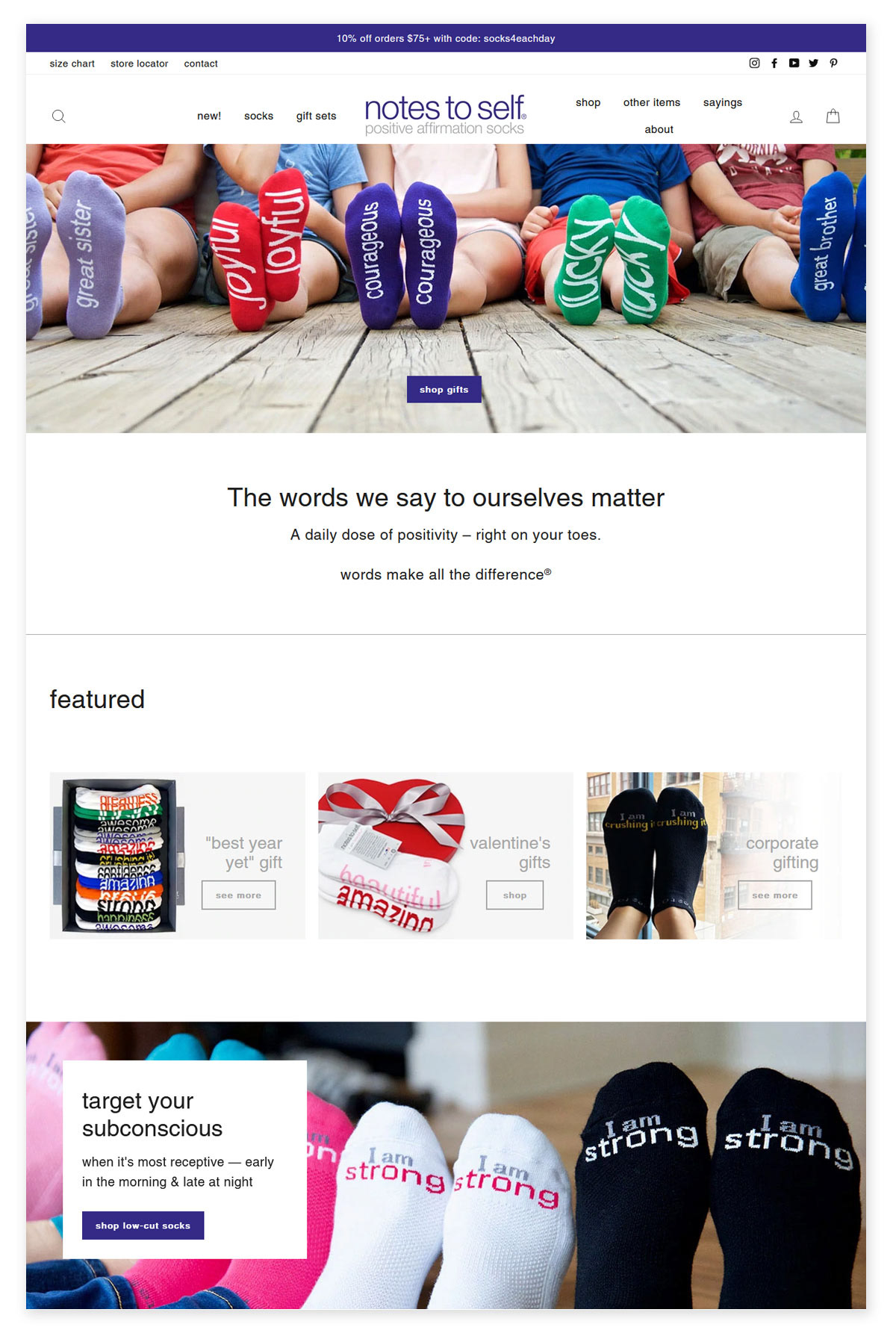get creative kansas city website design shopify notes to self socks ecommerce website