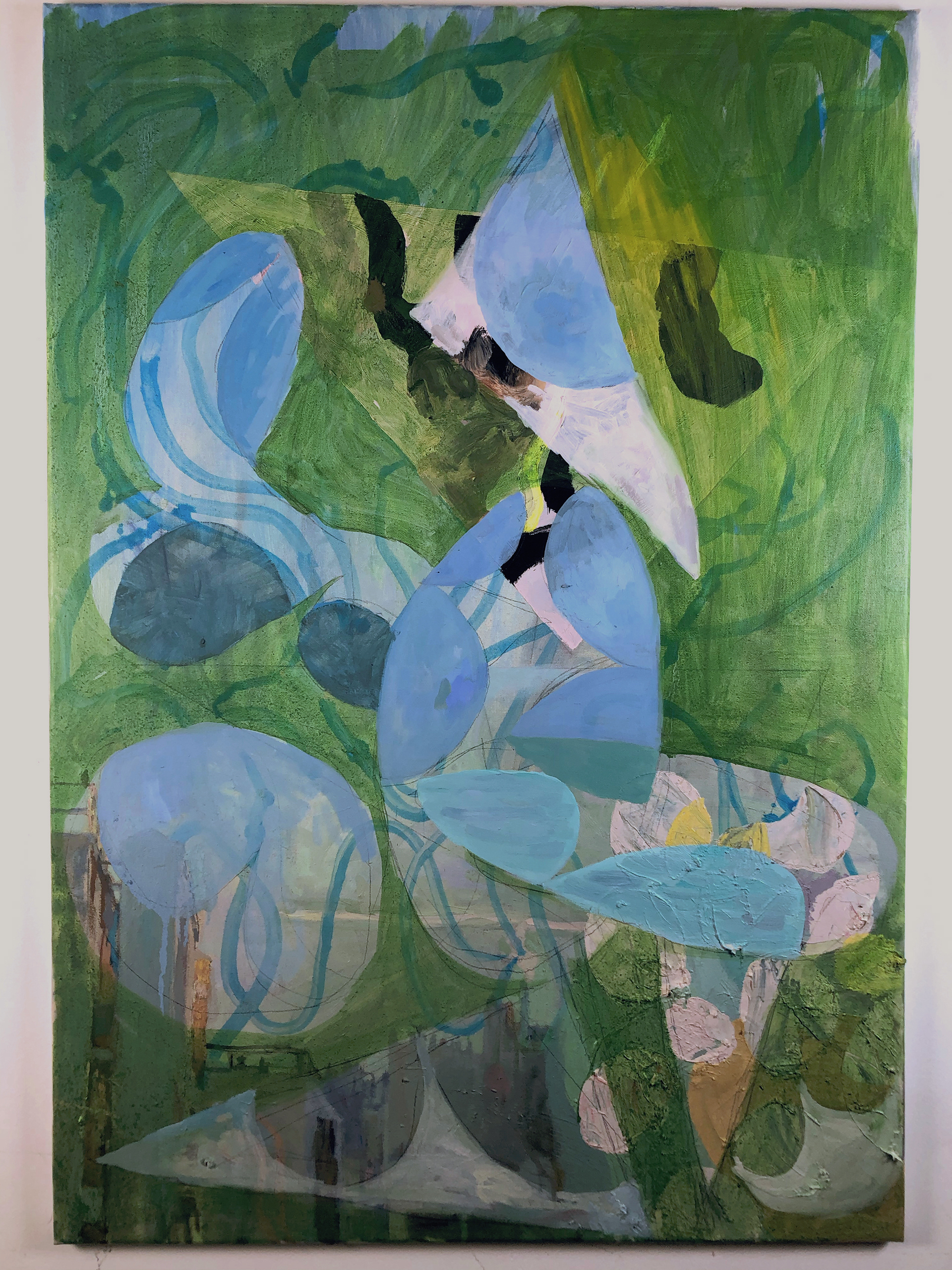 Blue Barron, Oil on canvas, 70 x 120 cm