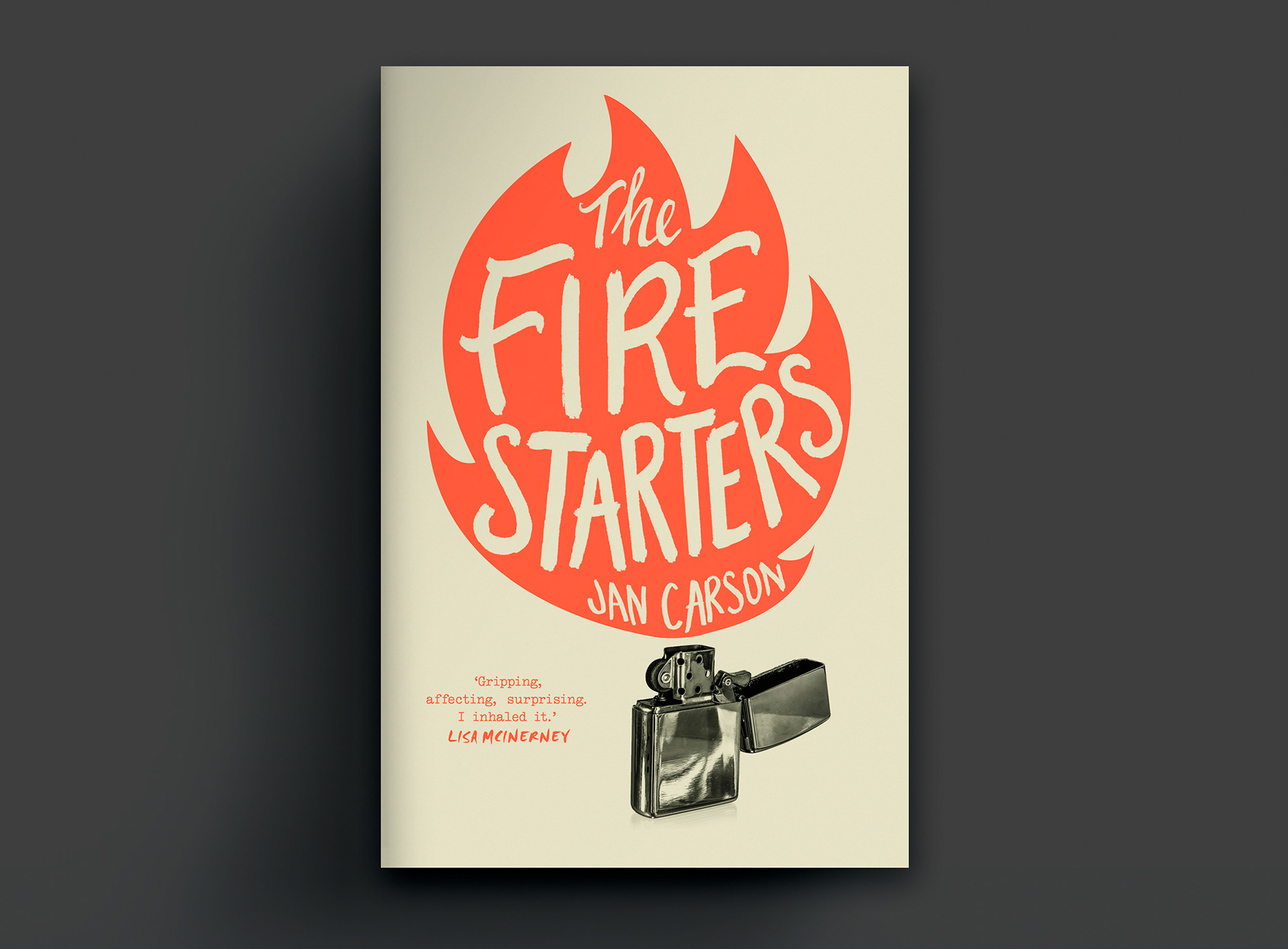 Jo Thomson Graphic Design and Illustration The Fire Starters Book Cover
