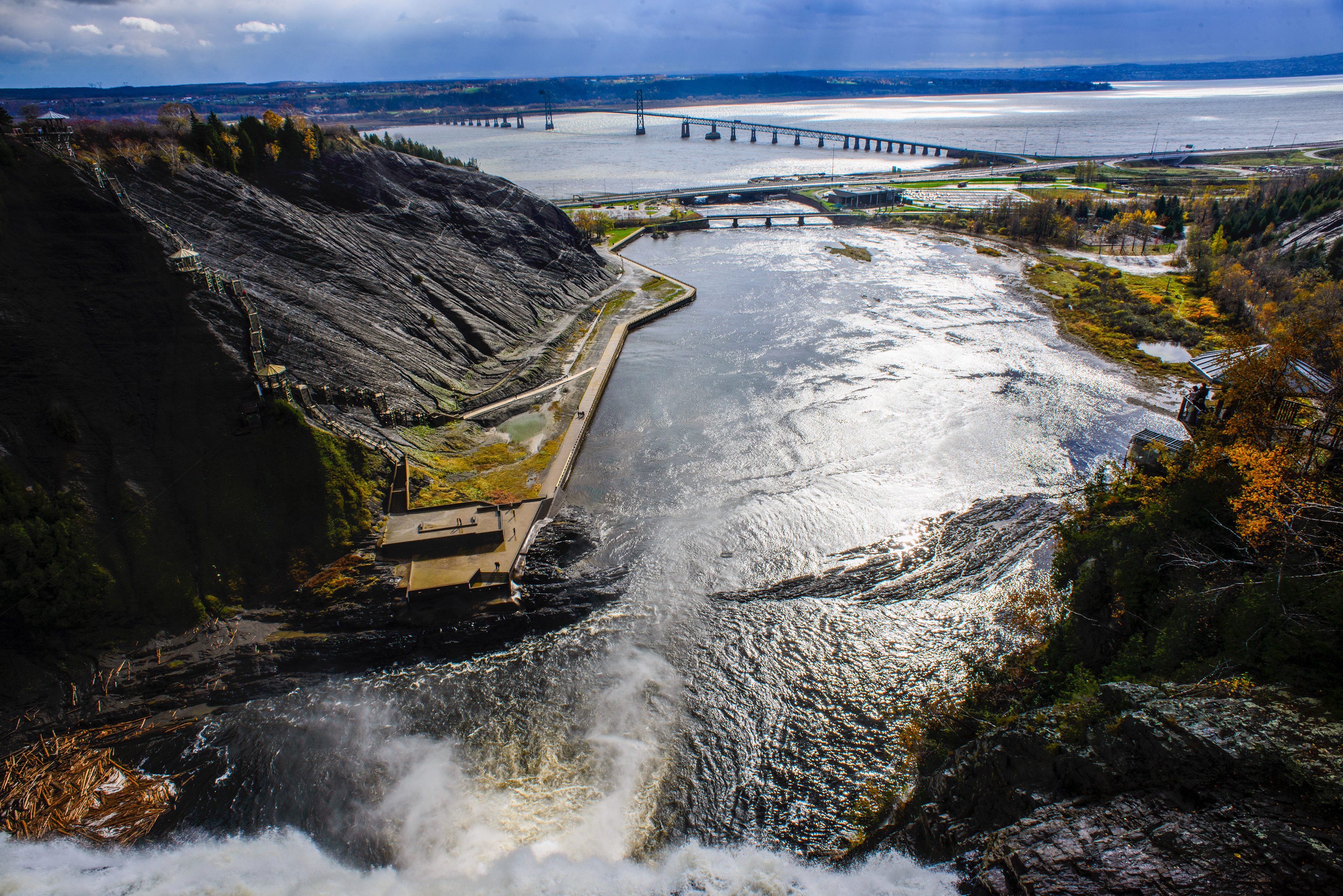 Montmorency Falls, Quebec, Canada. ©2014, Corey Sandler