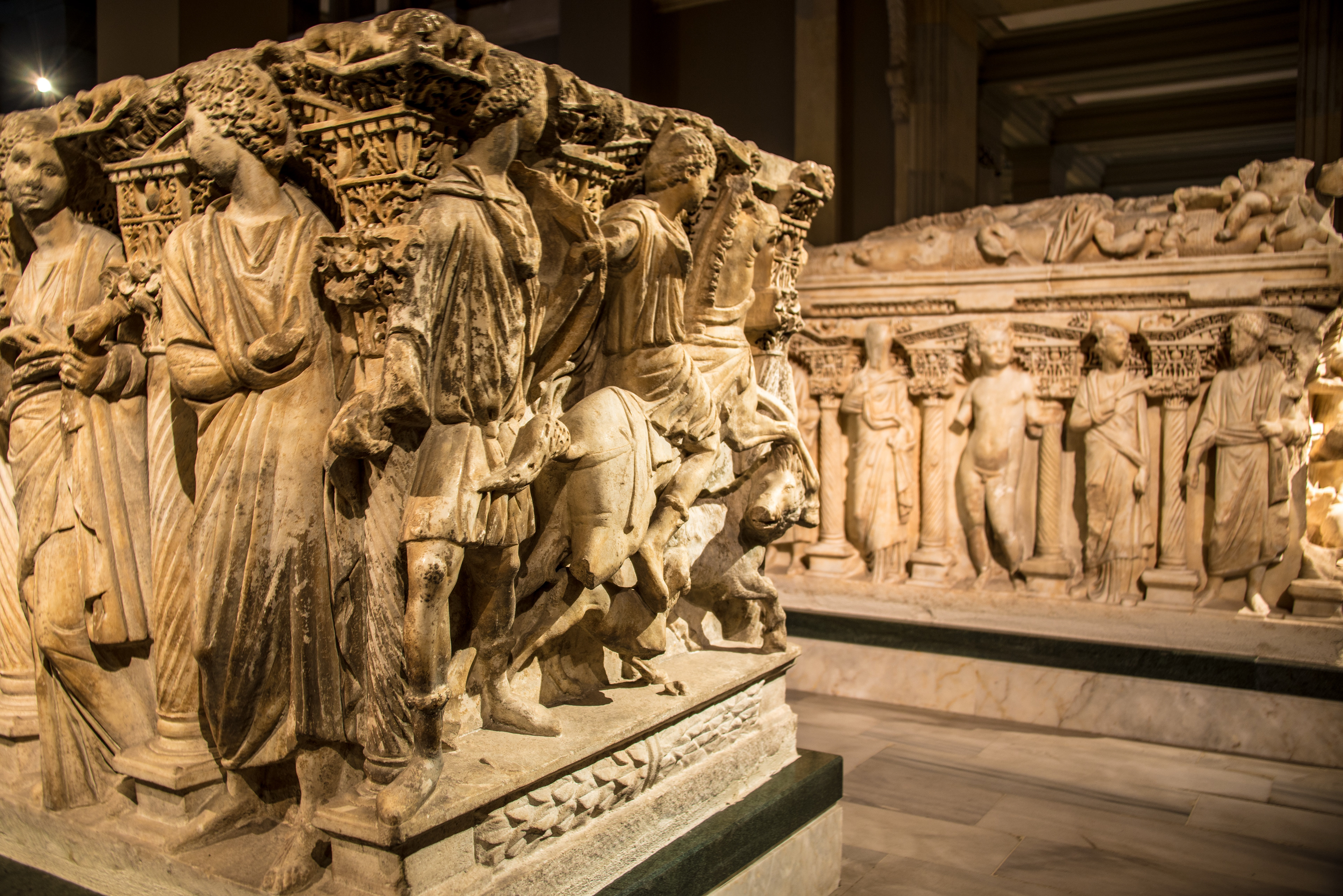 Sarcophagi. Istanbul, Turkey. ©2013, Corey Sandler
