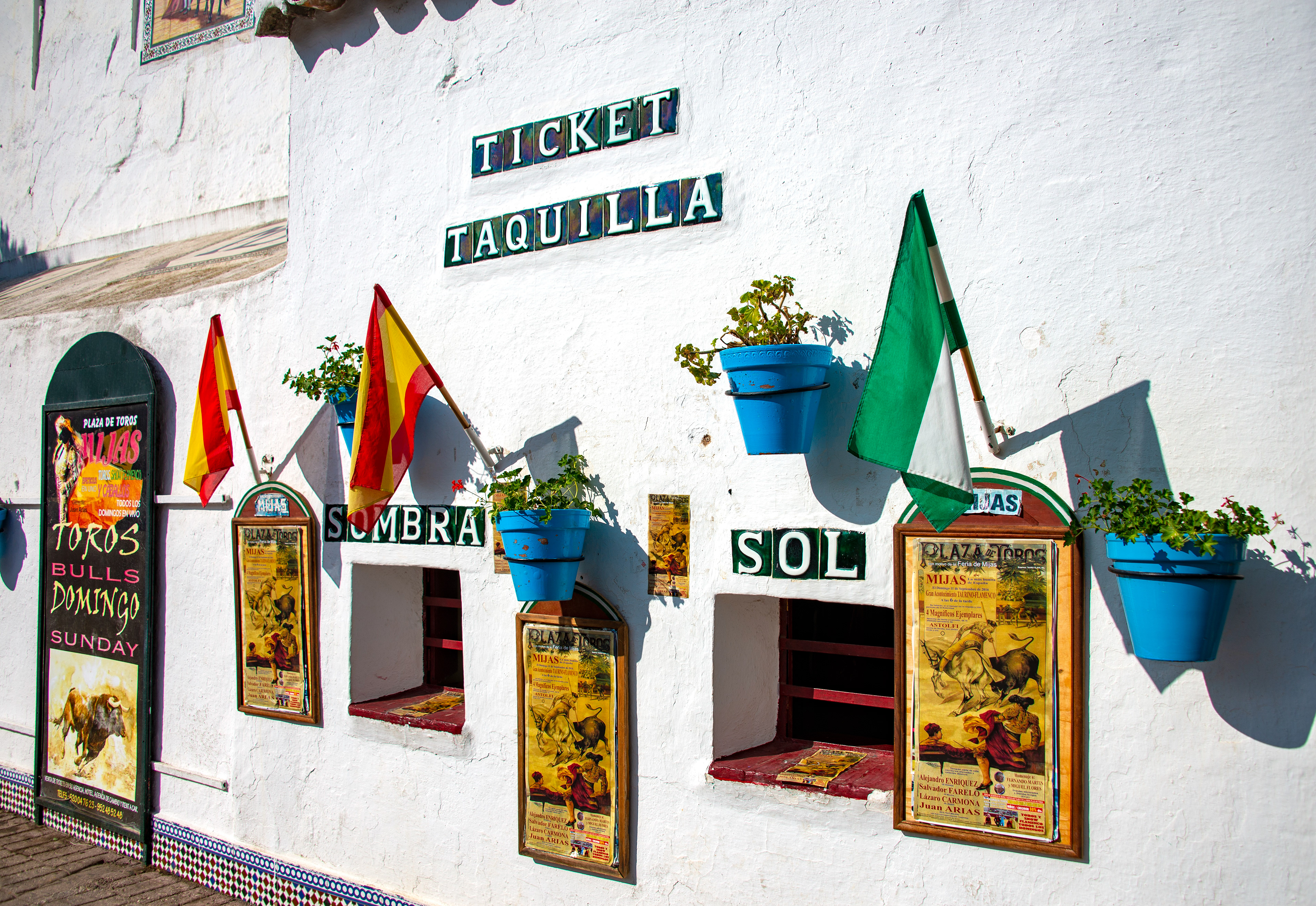 Shade or Sun at Mijas, Spain. ©2016, Corey Sandler